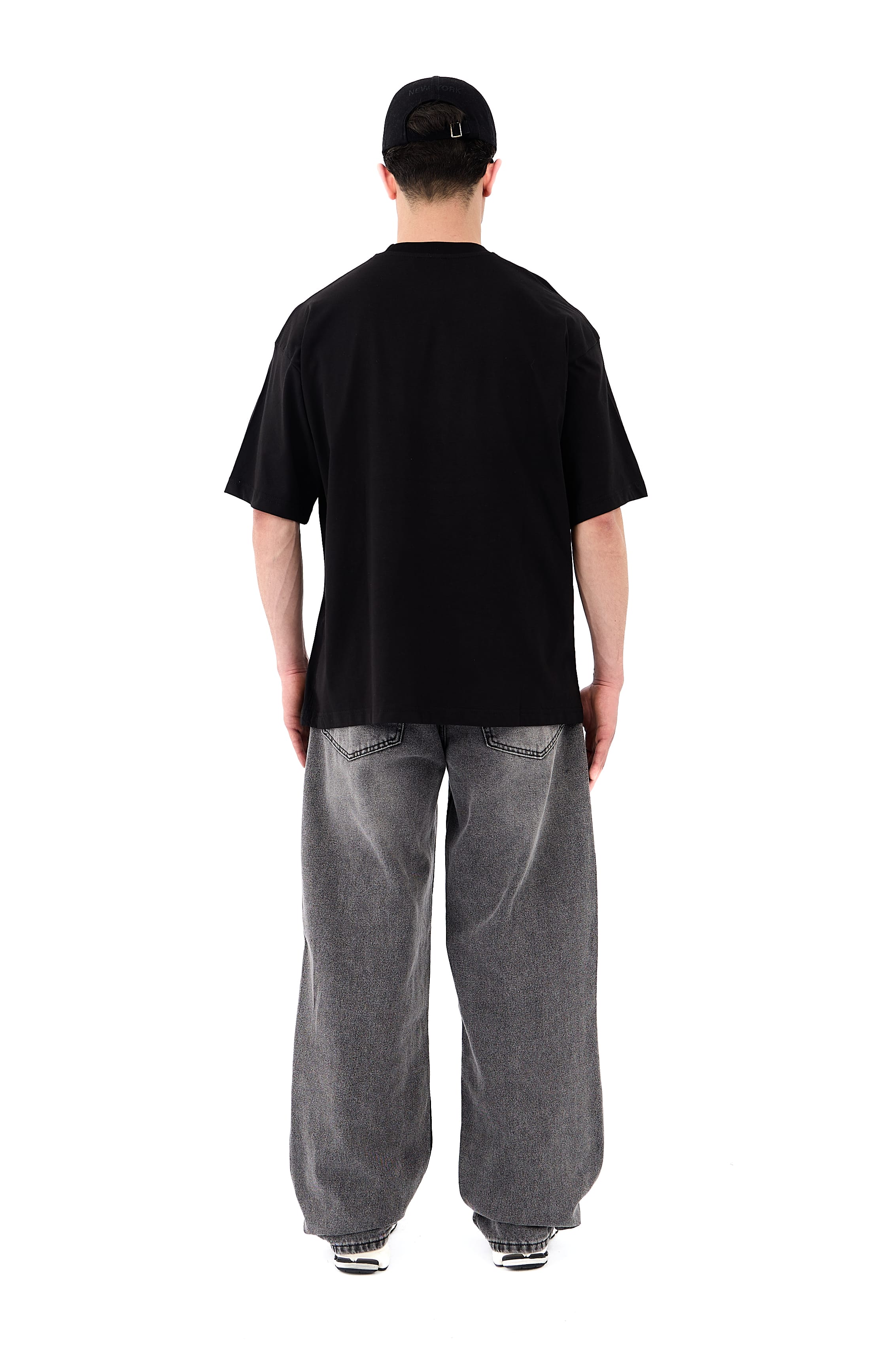 Basic Oversize Tişört - SİYAH