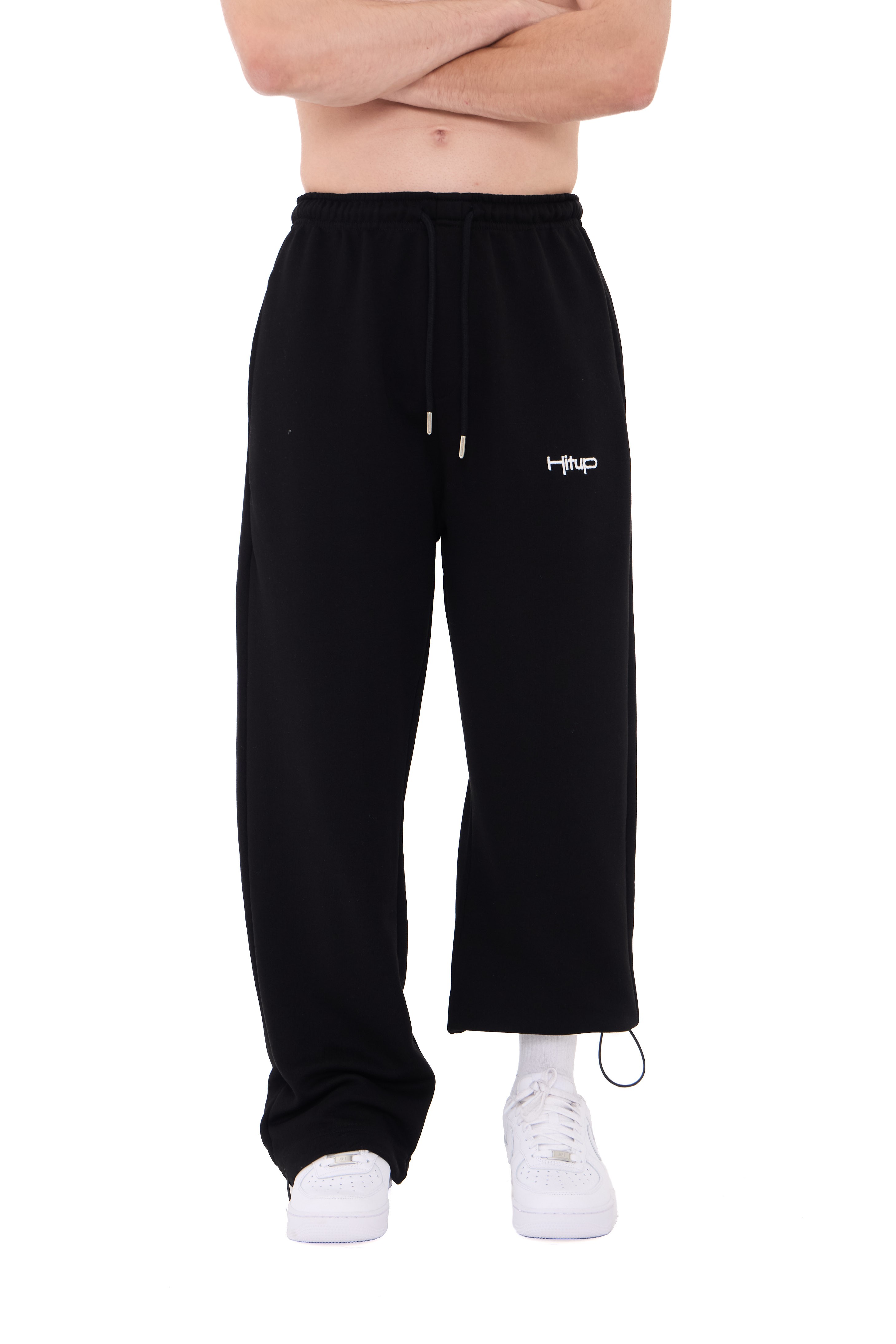  Hitup Nakışlı Premium Ayarlanabilir Paça Oversize Eşofman Altı 