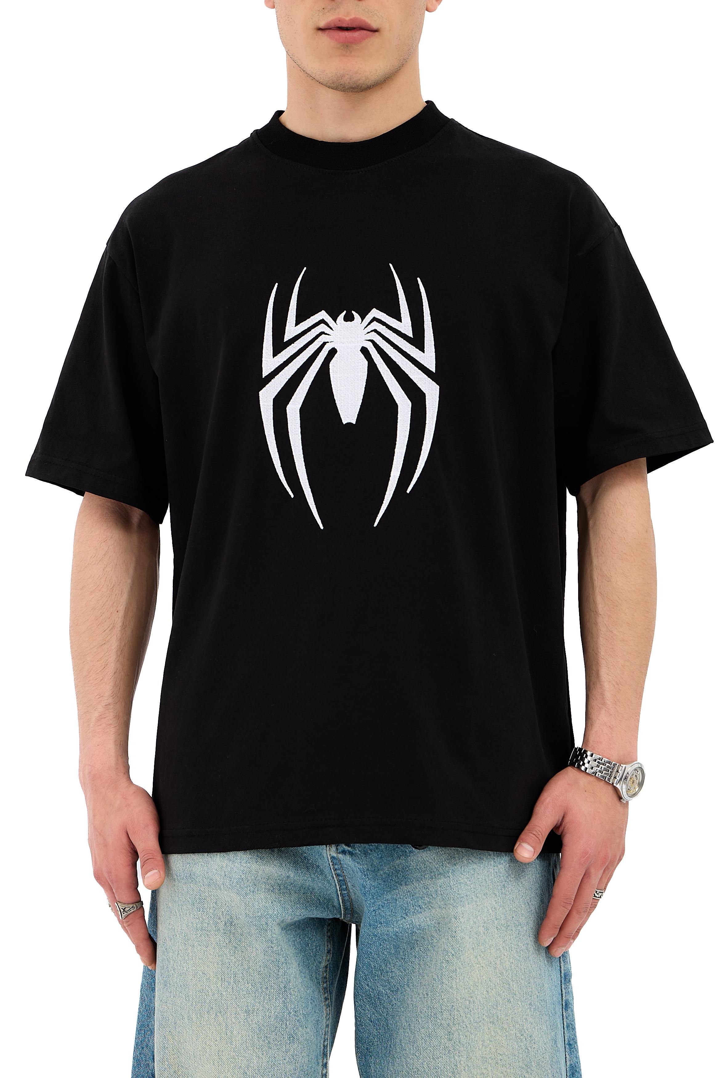 Spiderman Nakışlı Oversize Tişört 