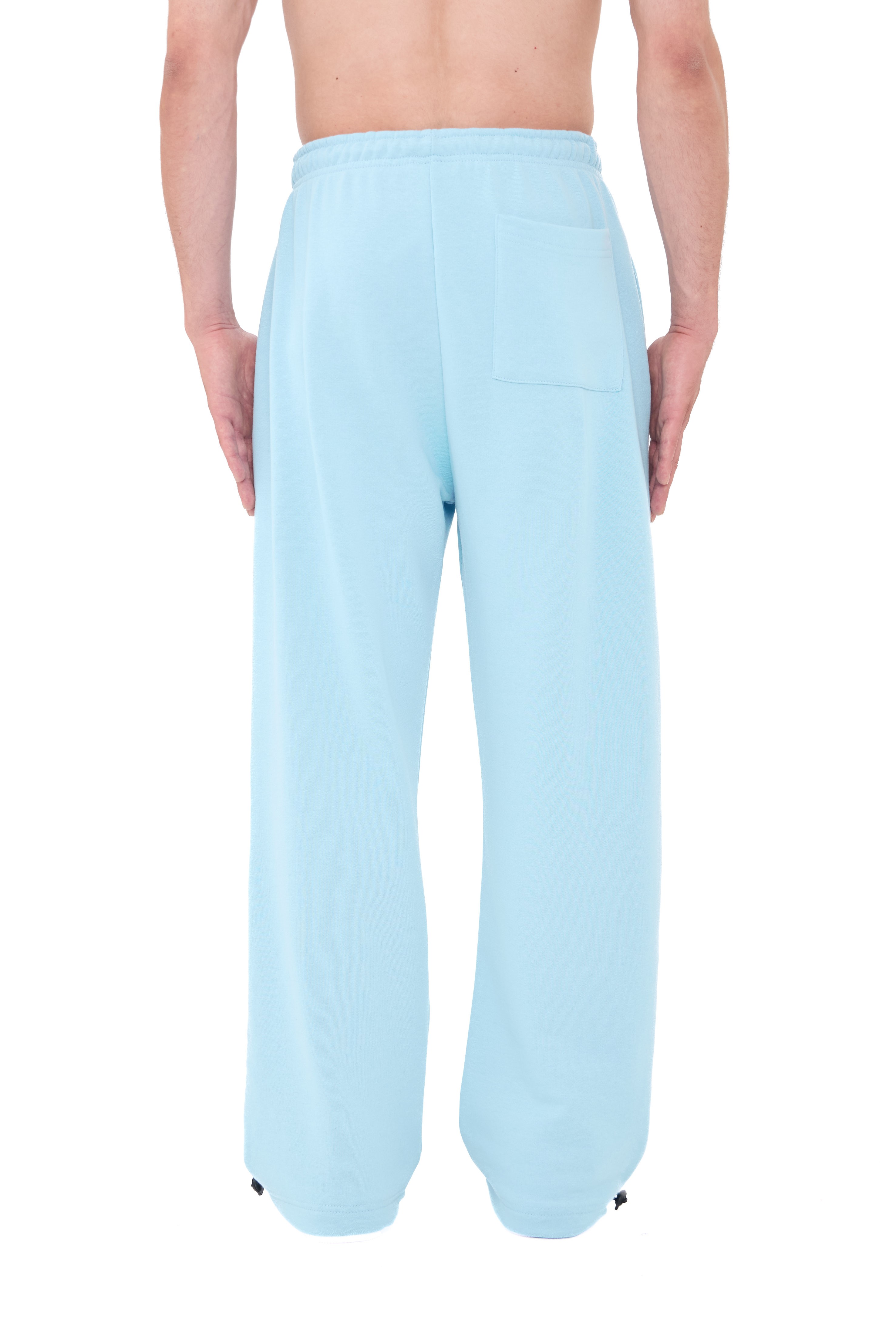  Hitup Nakışlı Premium Ayarlanabilir Paça Oversize Eşofman Altı  - BABYBLUE
