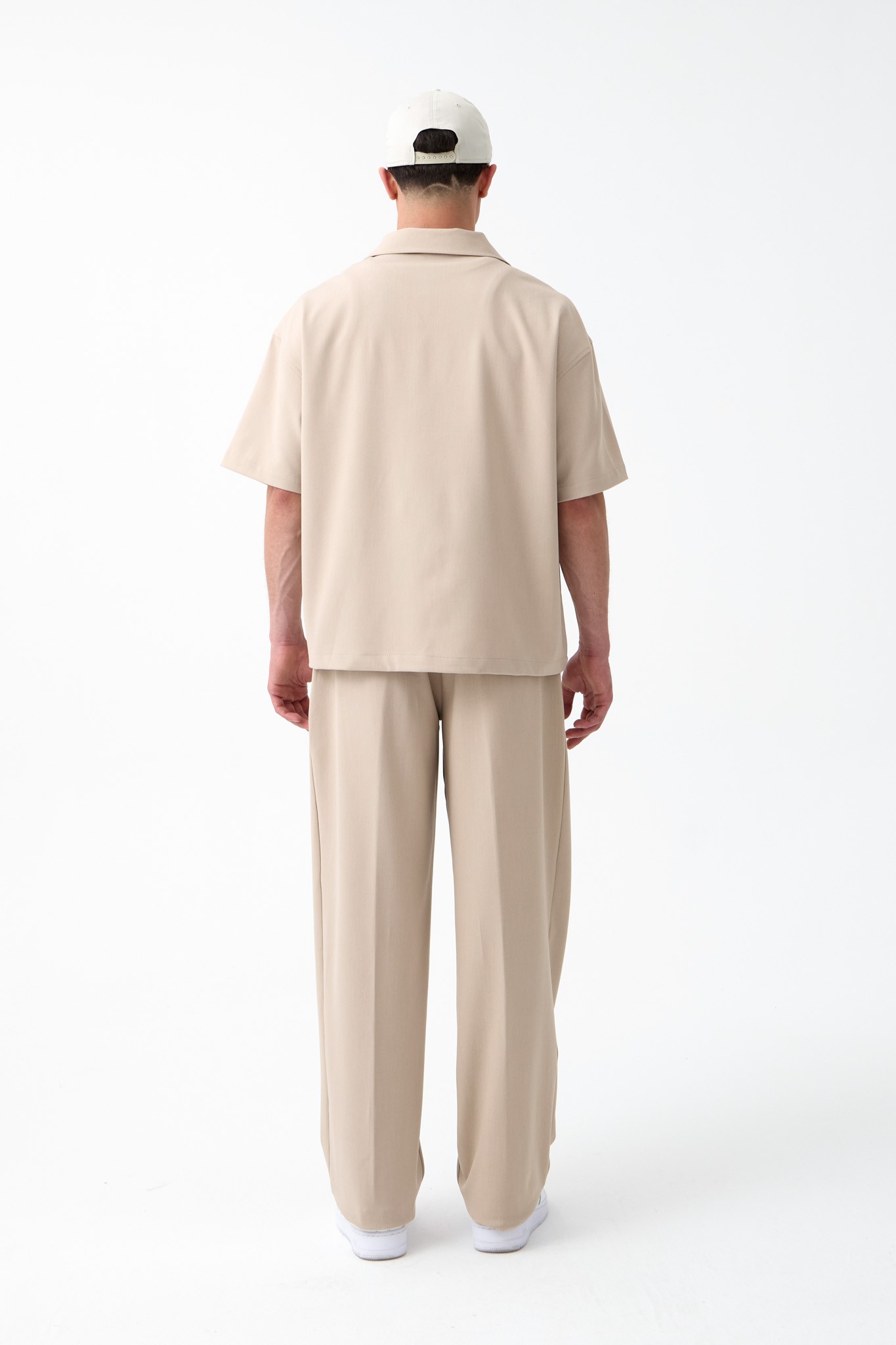Old Money Oversize Fit Gömlek - EKRU