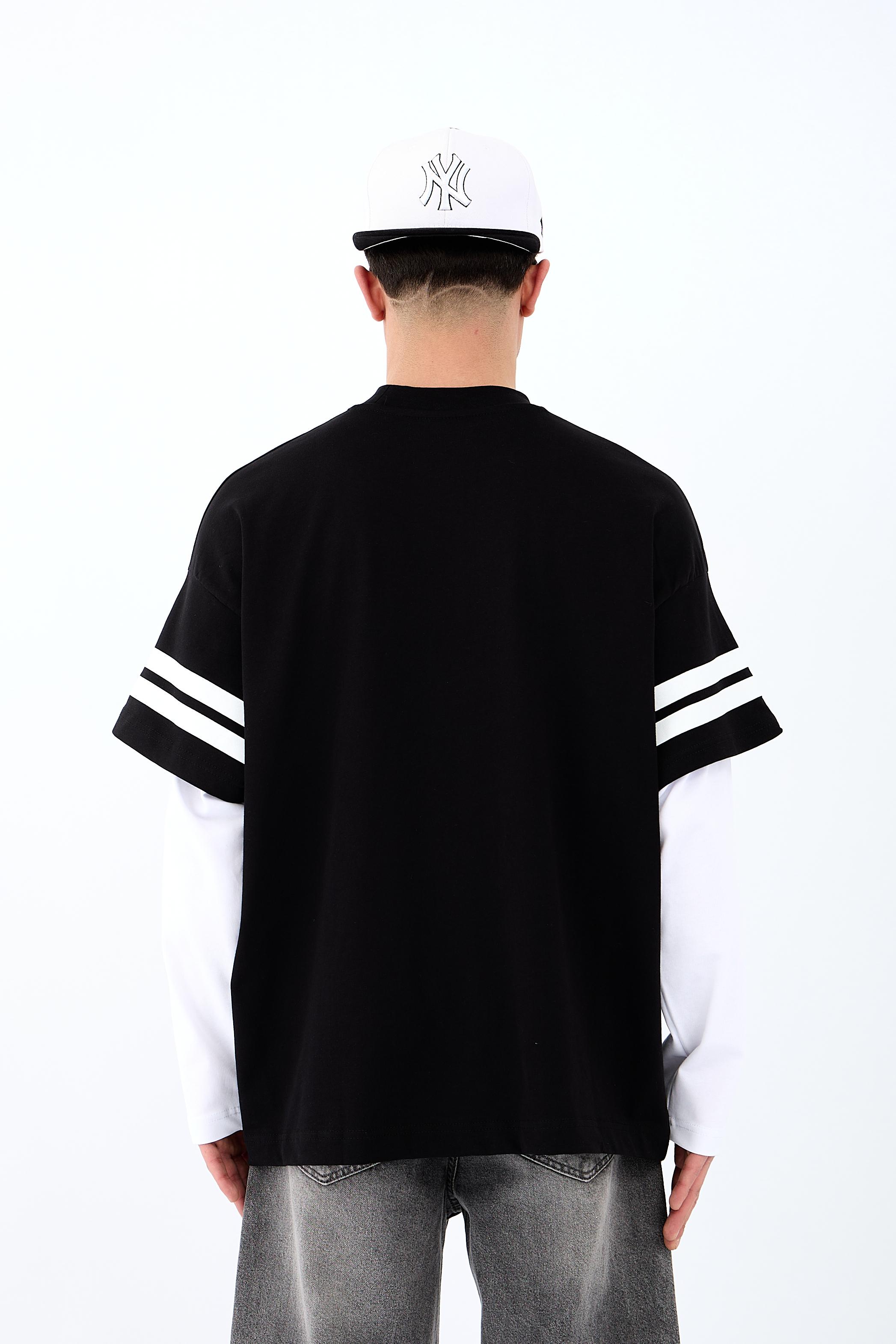 77 Archive Baskılı Premium Oversize Long Sleeve