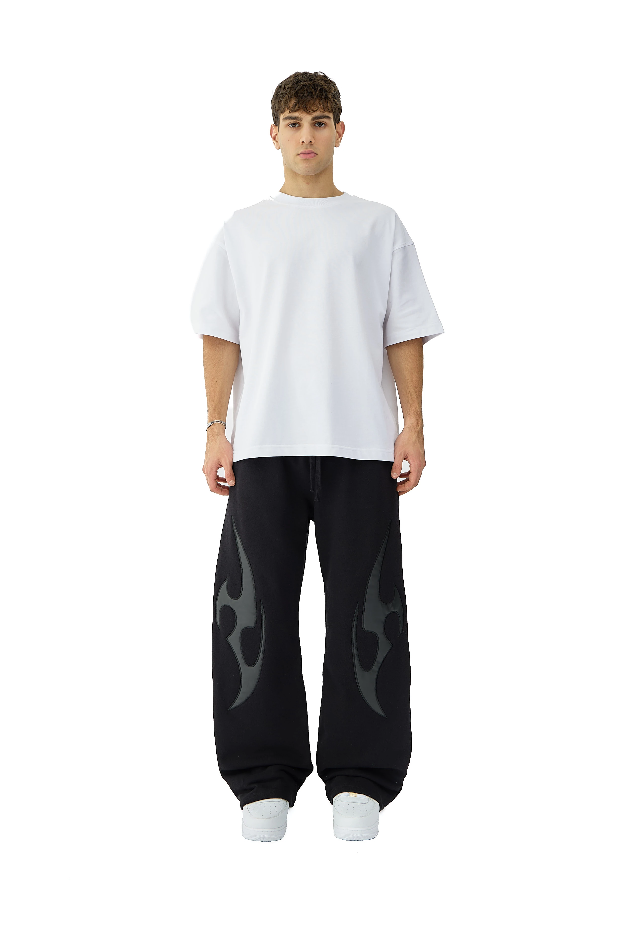 Blade Deri Nakış Detaylı Premium Sweatpant