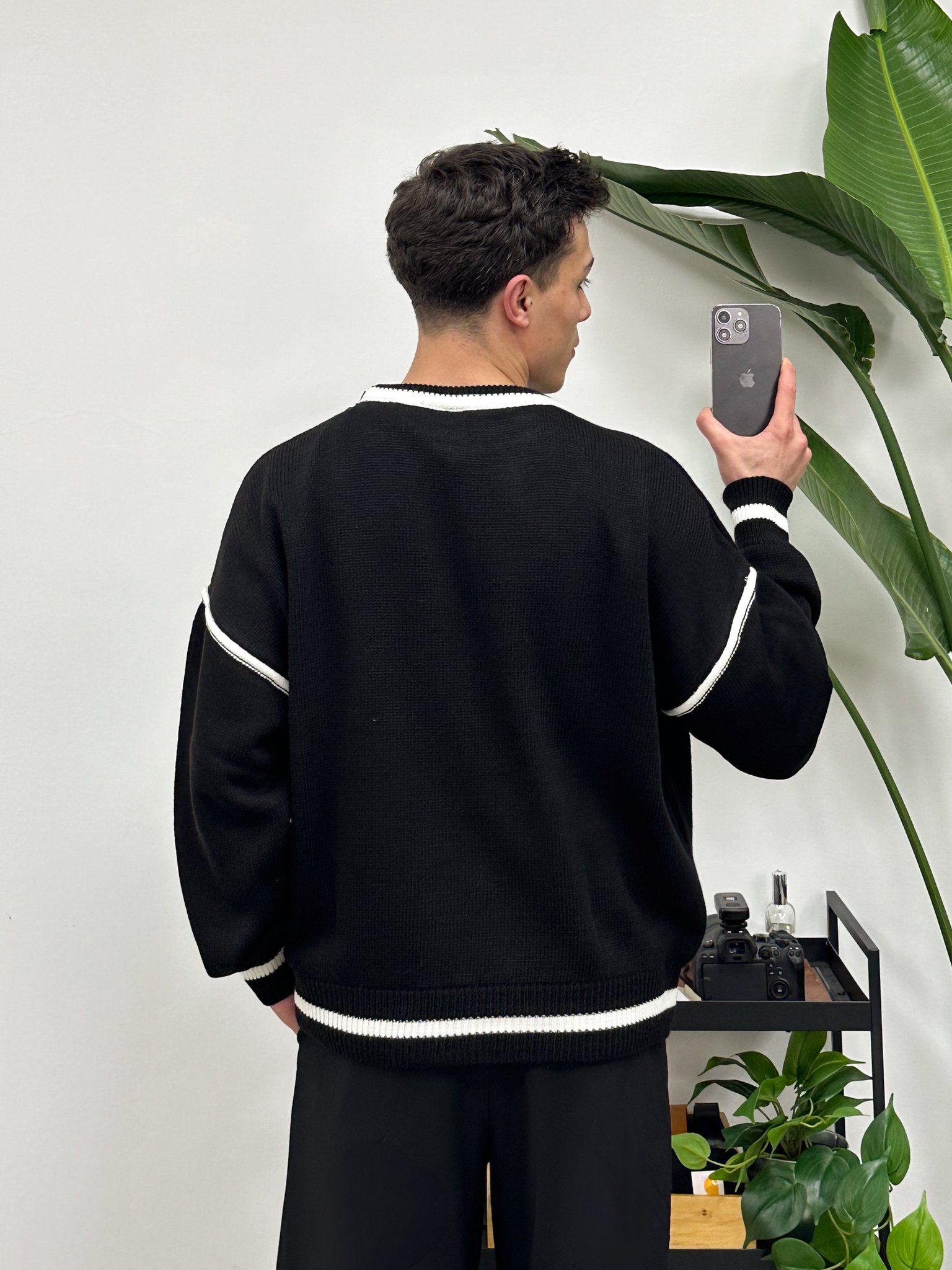 Love Face Nakış Detaylı Premium Oversize Kazak