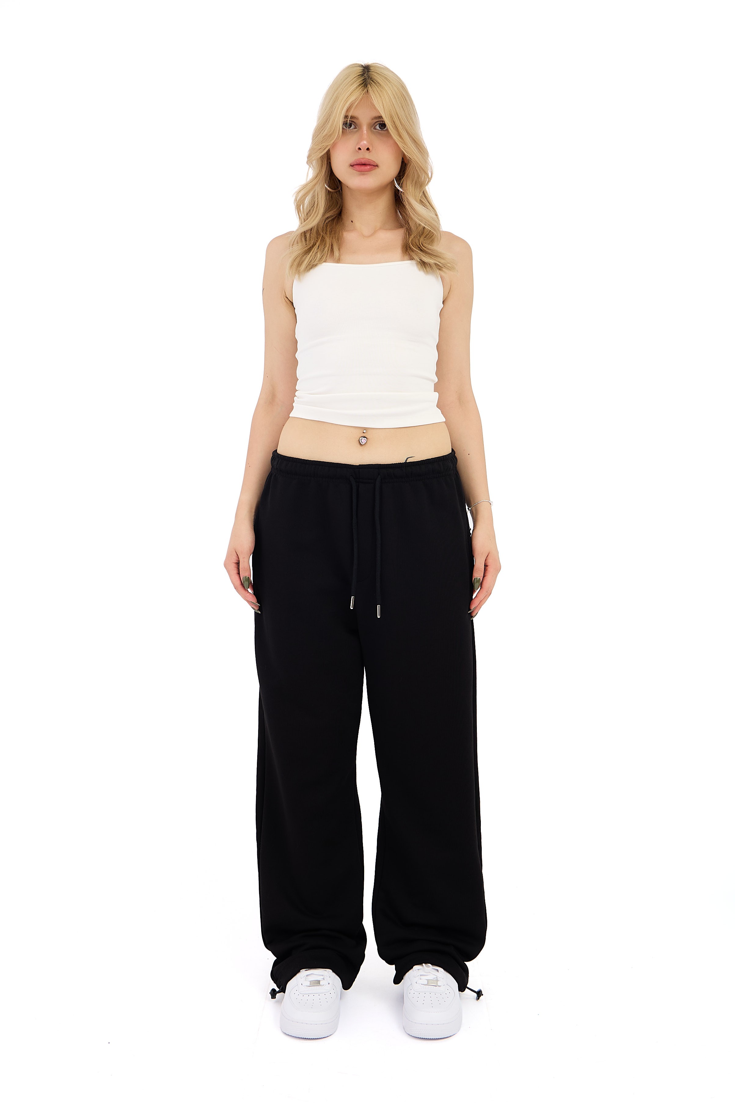  Hitup Premium Basic Ayarlanabilir Paça Oversize Eşofman Altı 