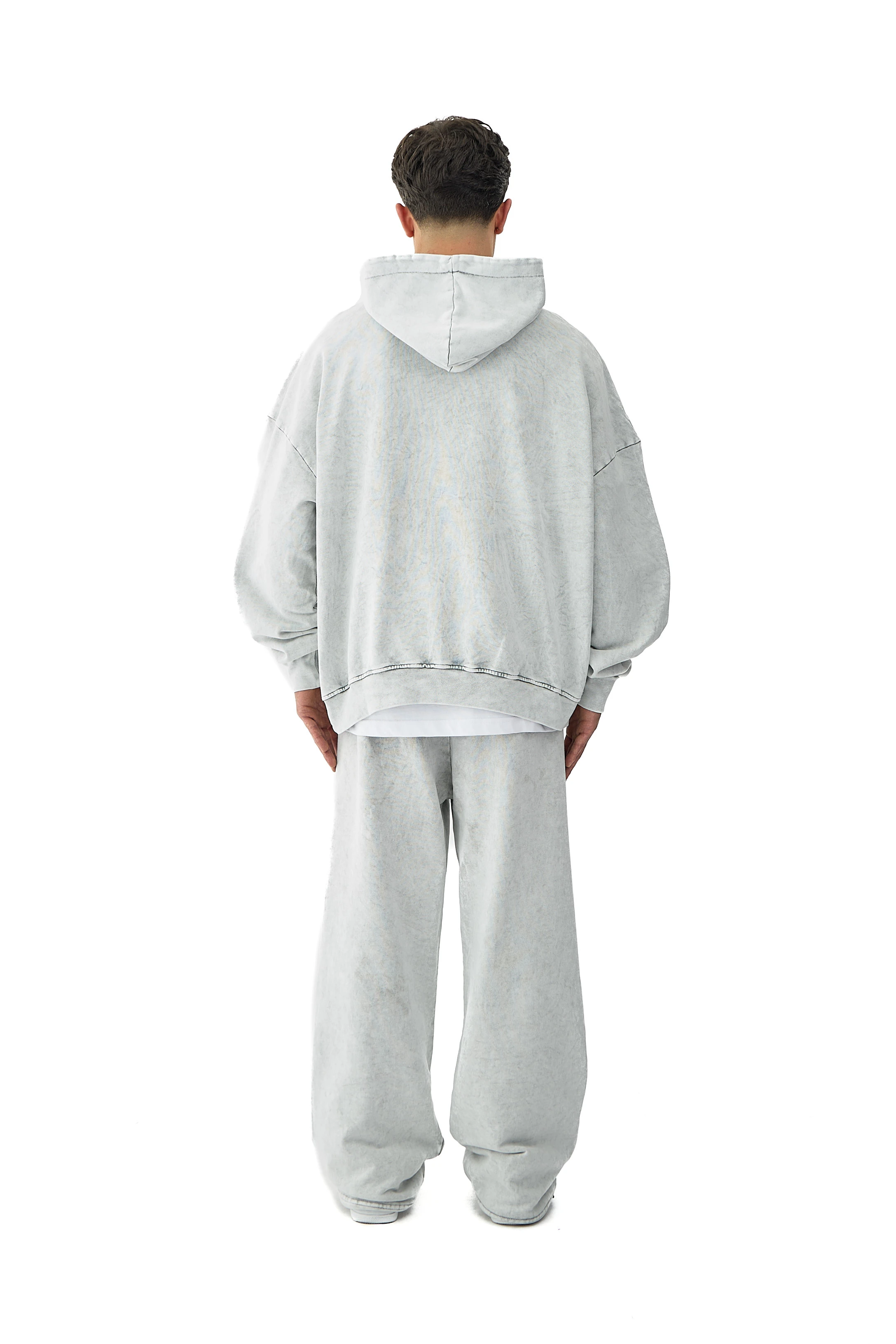  Oil Washed Yıkamalı Oversize Hoodie - MİNT