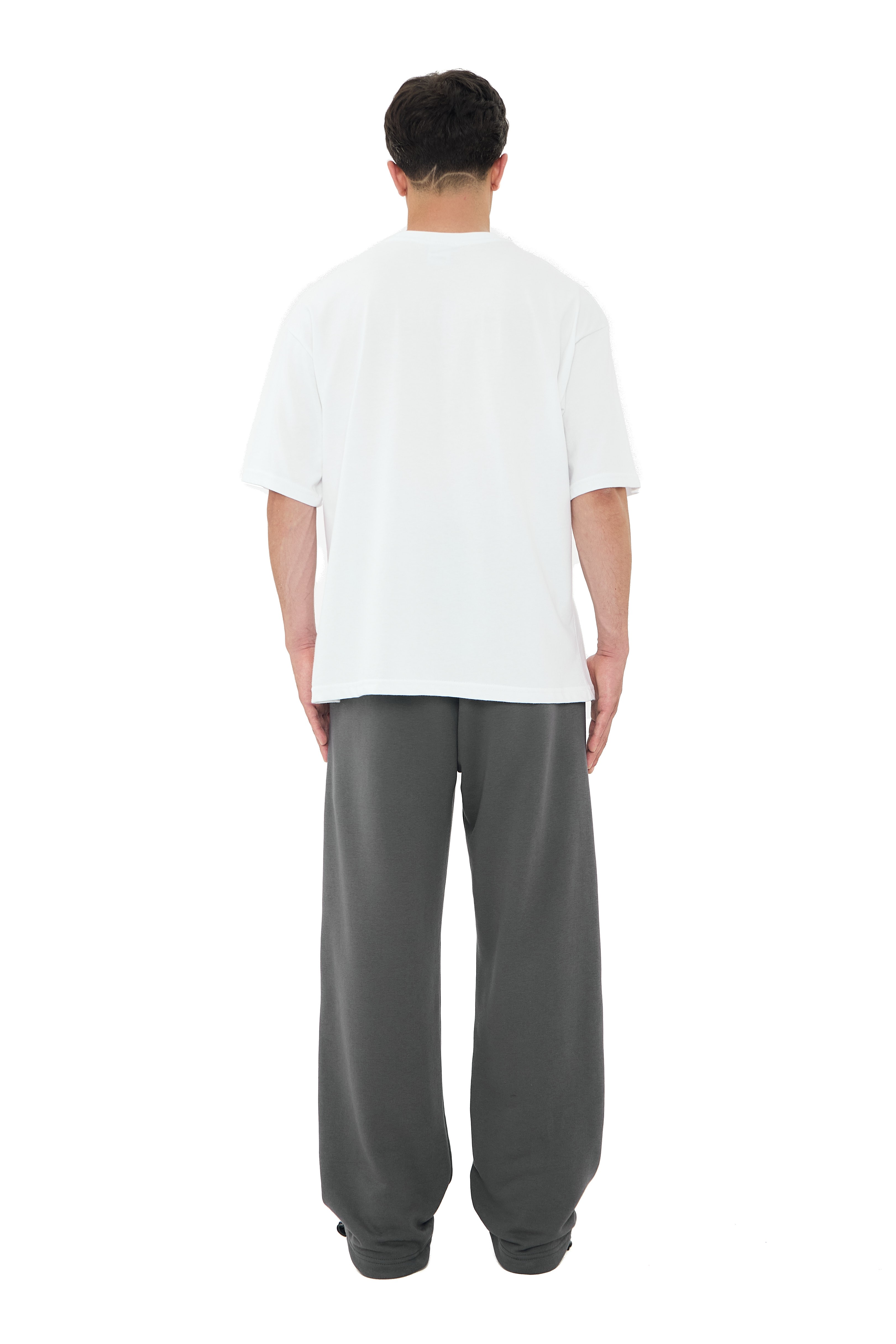  Hitup Premium Basic Ayarlanabilir Paça Oversize Eşofman Altı  - ANTRASİT