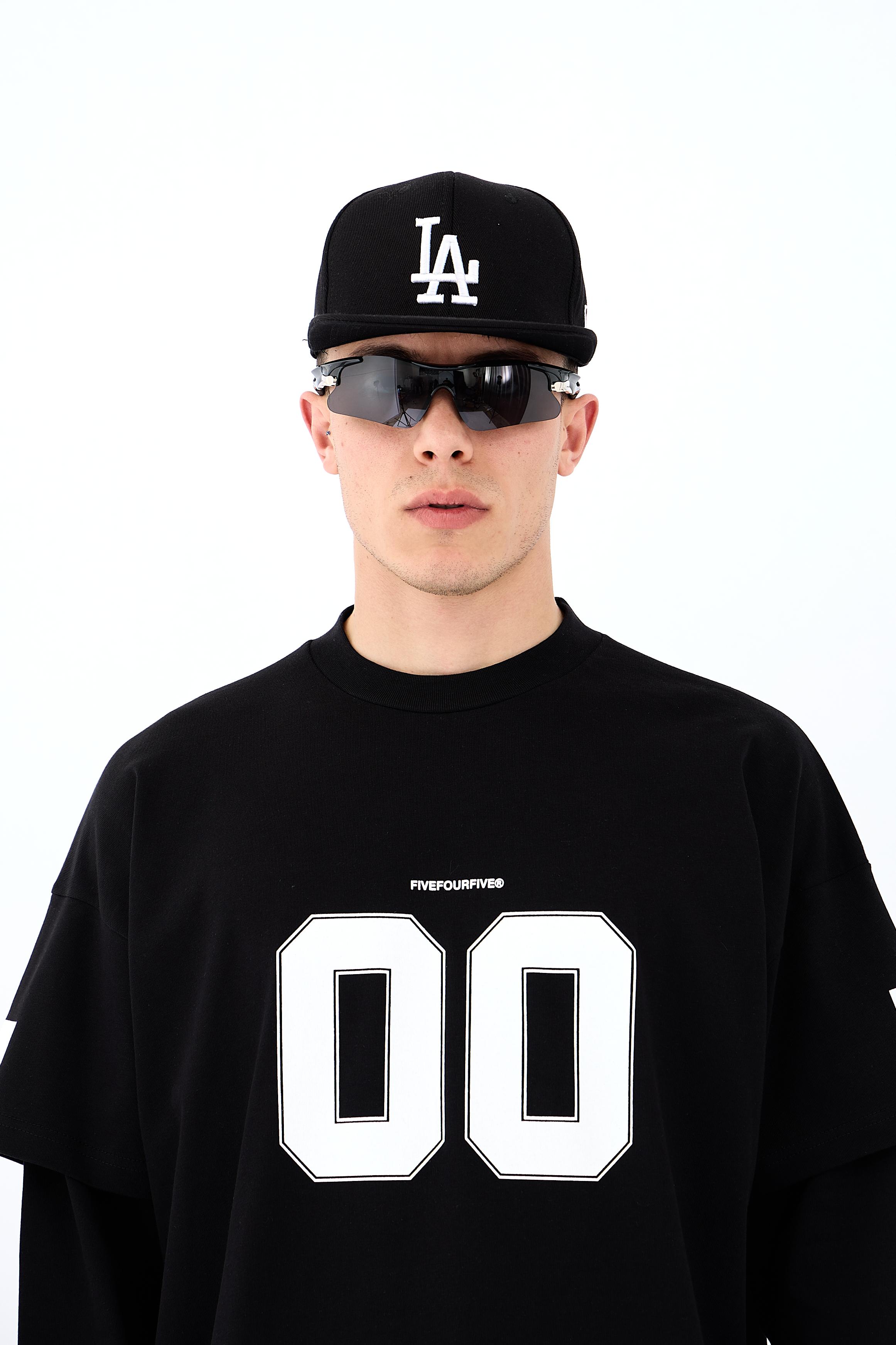 Five Four Five Baskılı Premium Oversize Long Sleeve