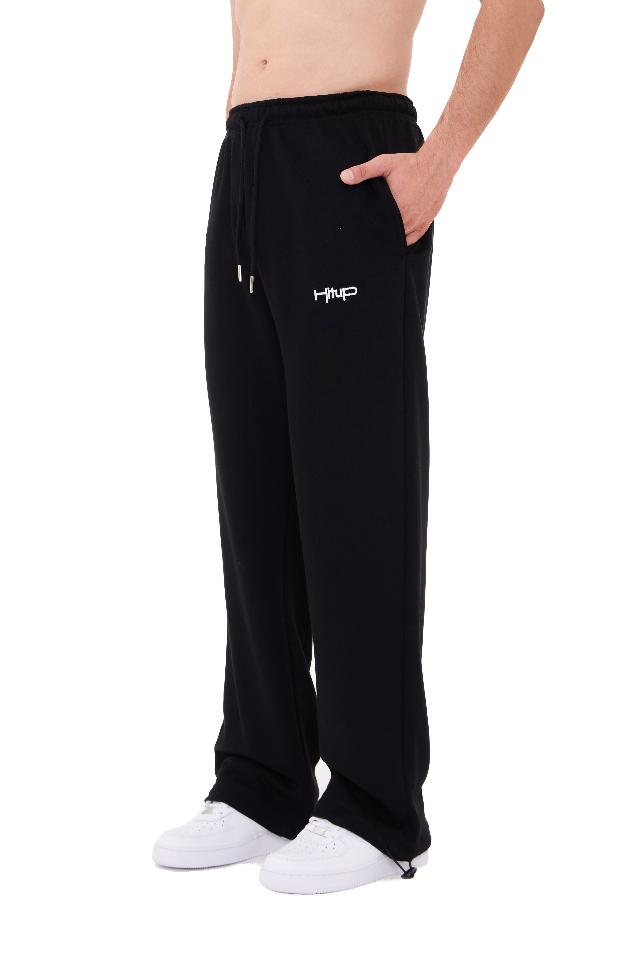  Hitup Nakışlı Premium Ayarlanabilir Paça Oversize Eşofman Altı 