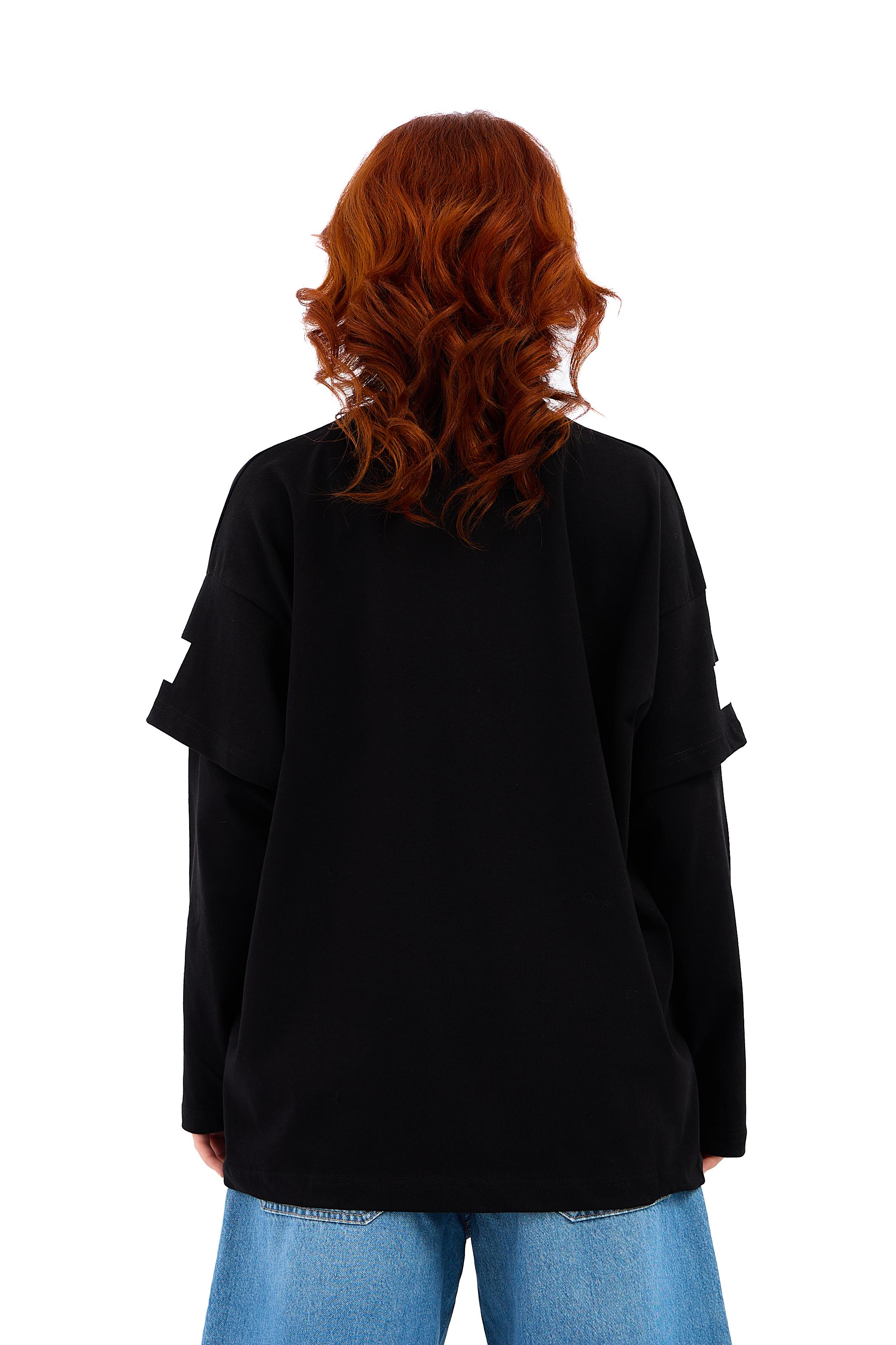 Five Four Five Baskılı Premium Oversize Long Sleeve