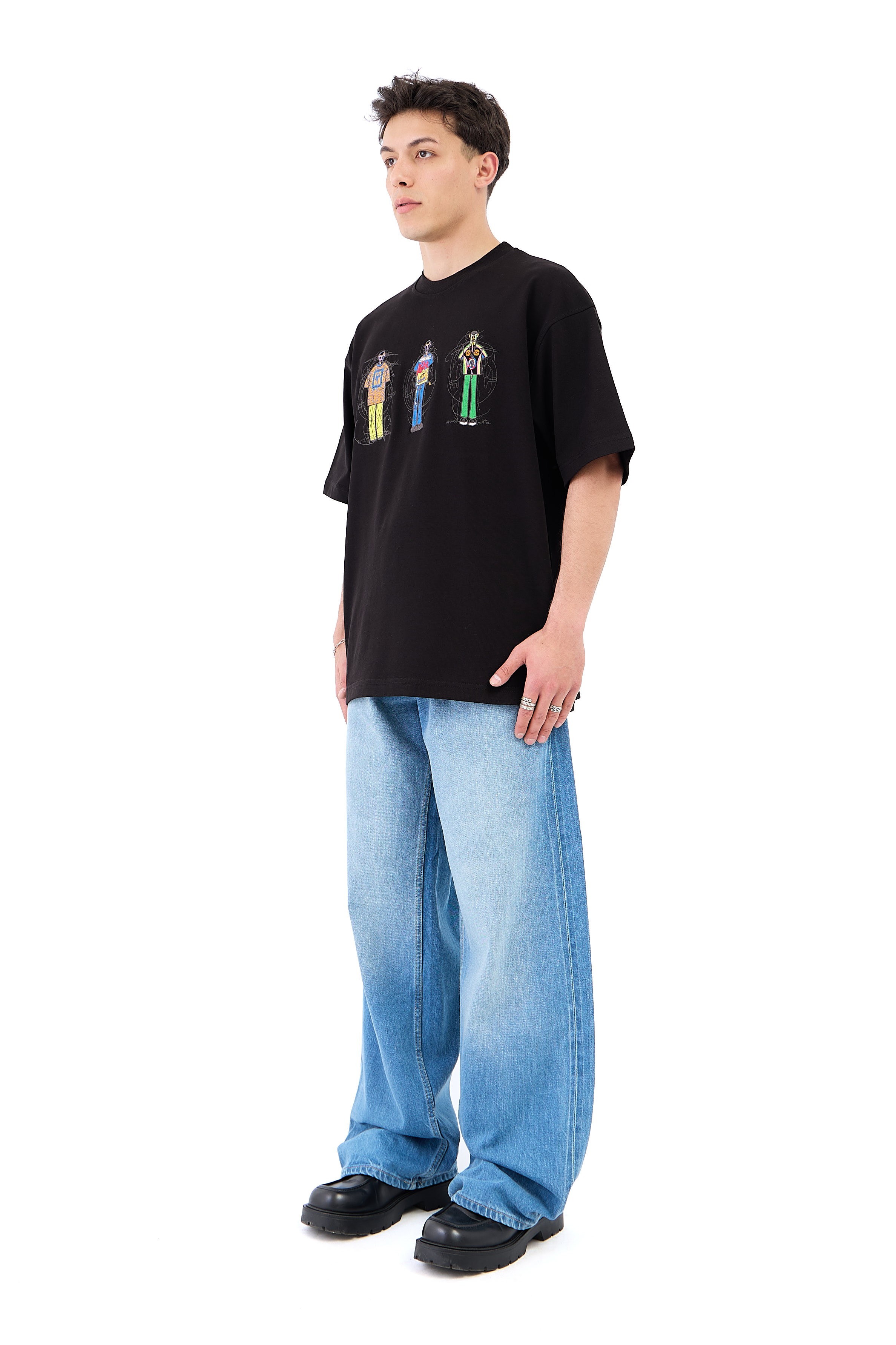 Future Nakış Detay Oversize Tişört 