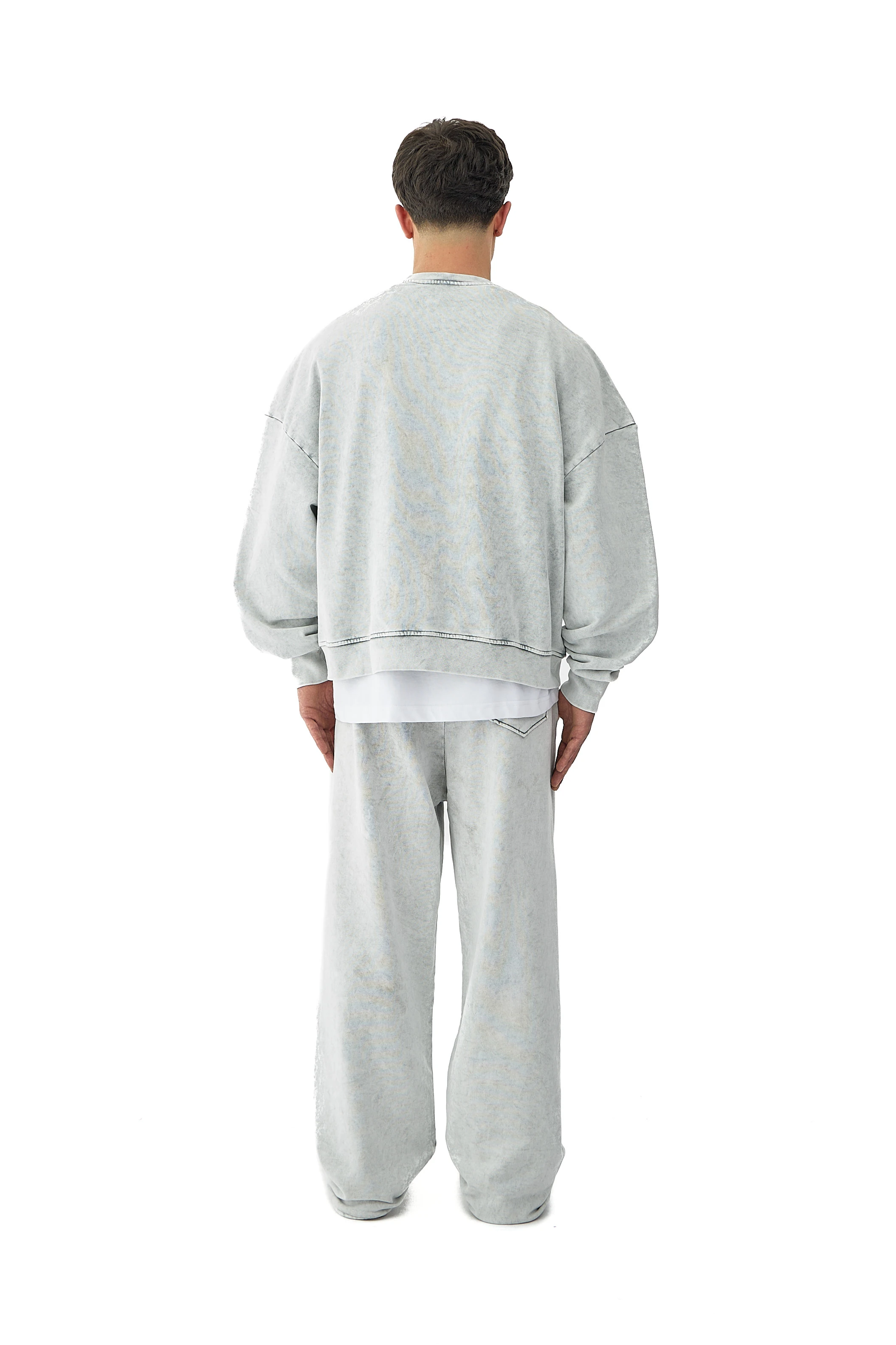  Oil Washed Yıkamalı Oversize Sweatshirt - MİNT