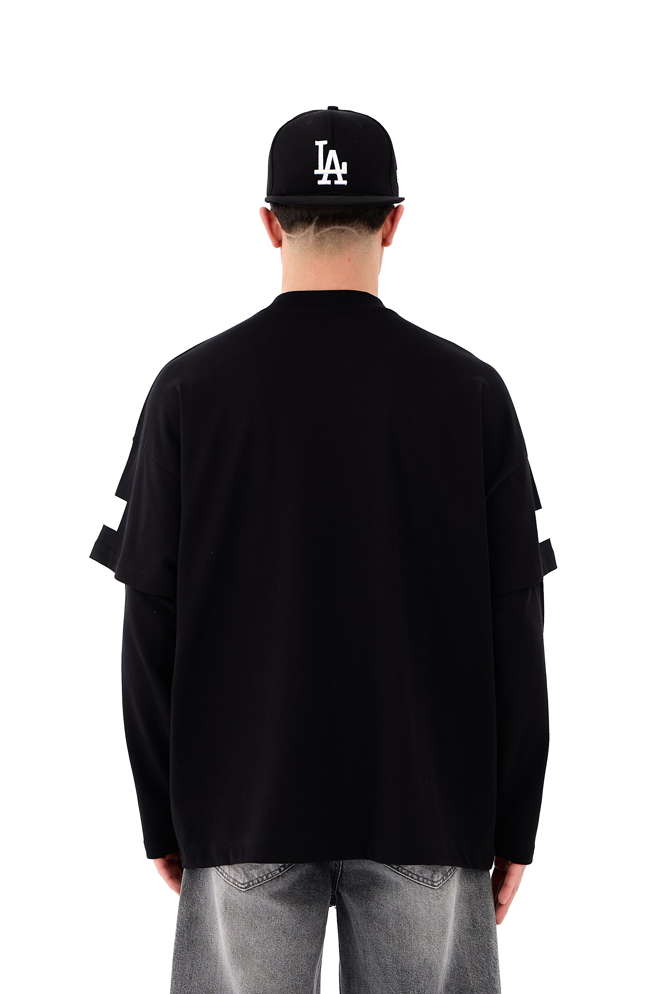 Five Four Five Baskılı Premium Oversize Long Sleeve