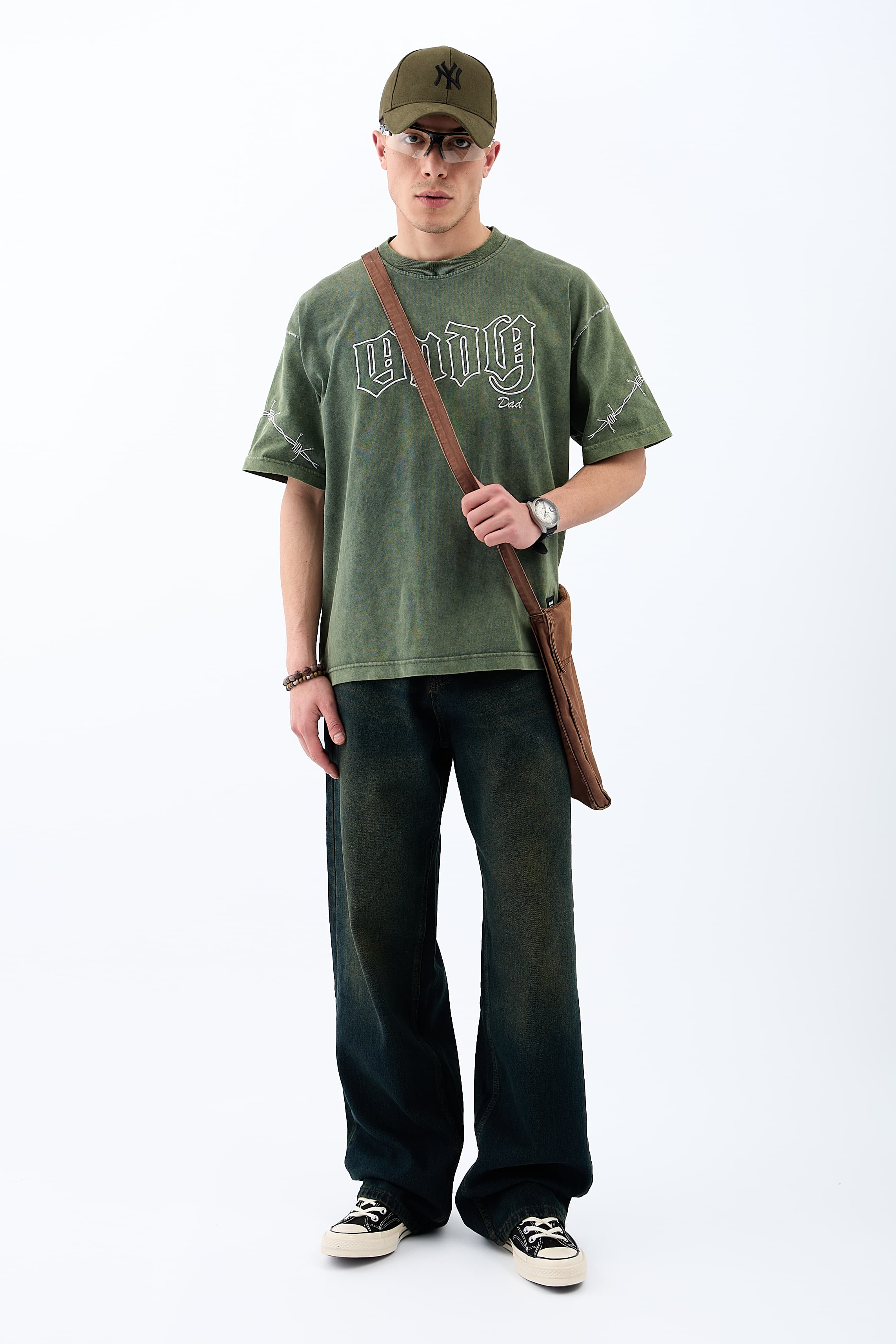 Andy Dad Nakışlı Premium Oversize Tişört