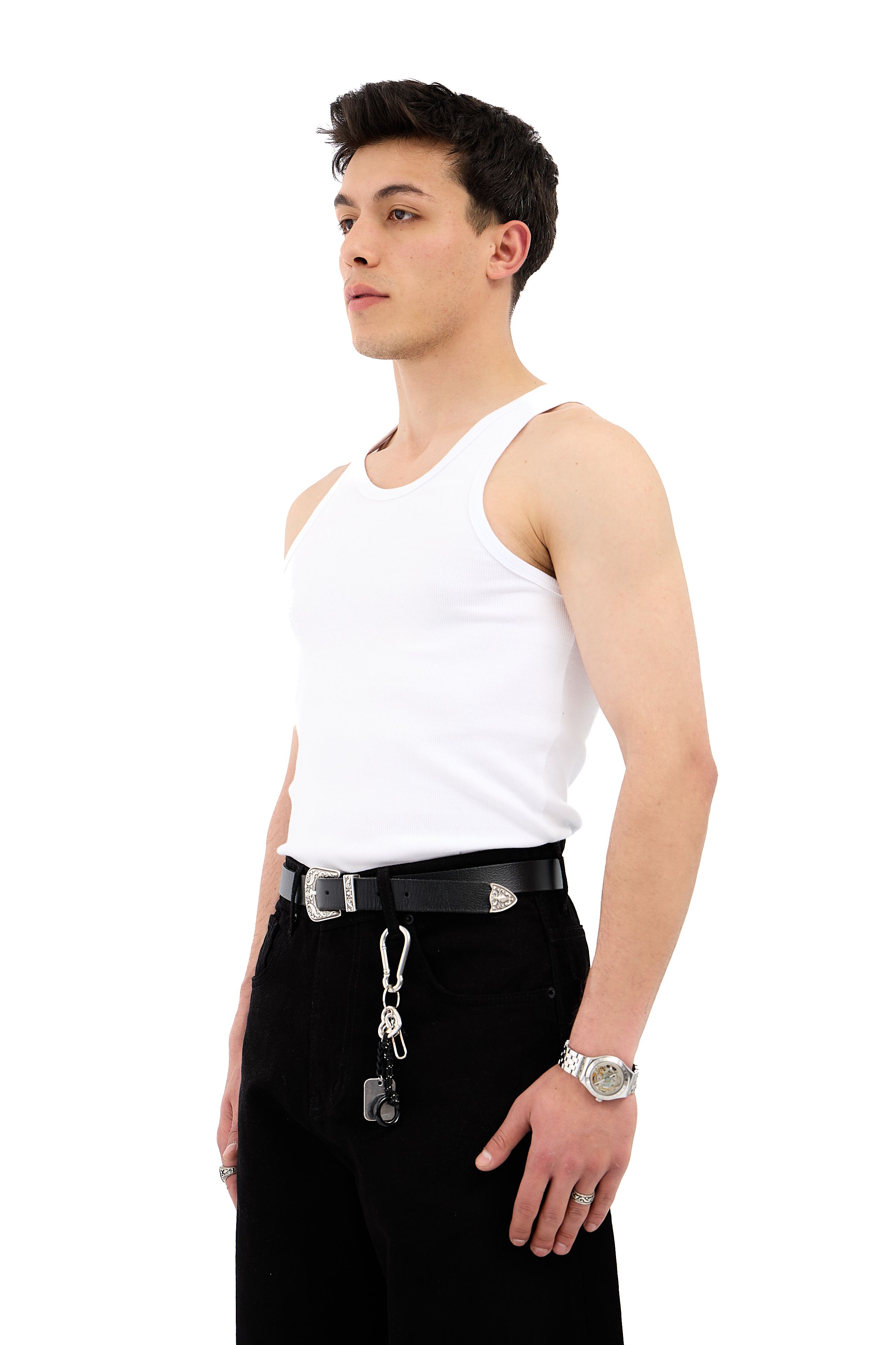 Premium Top Tank Atlet  - BEYAZ