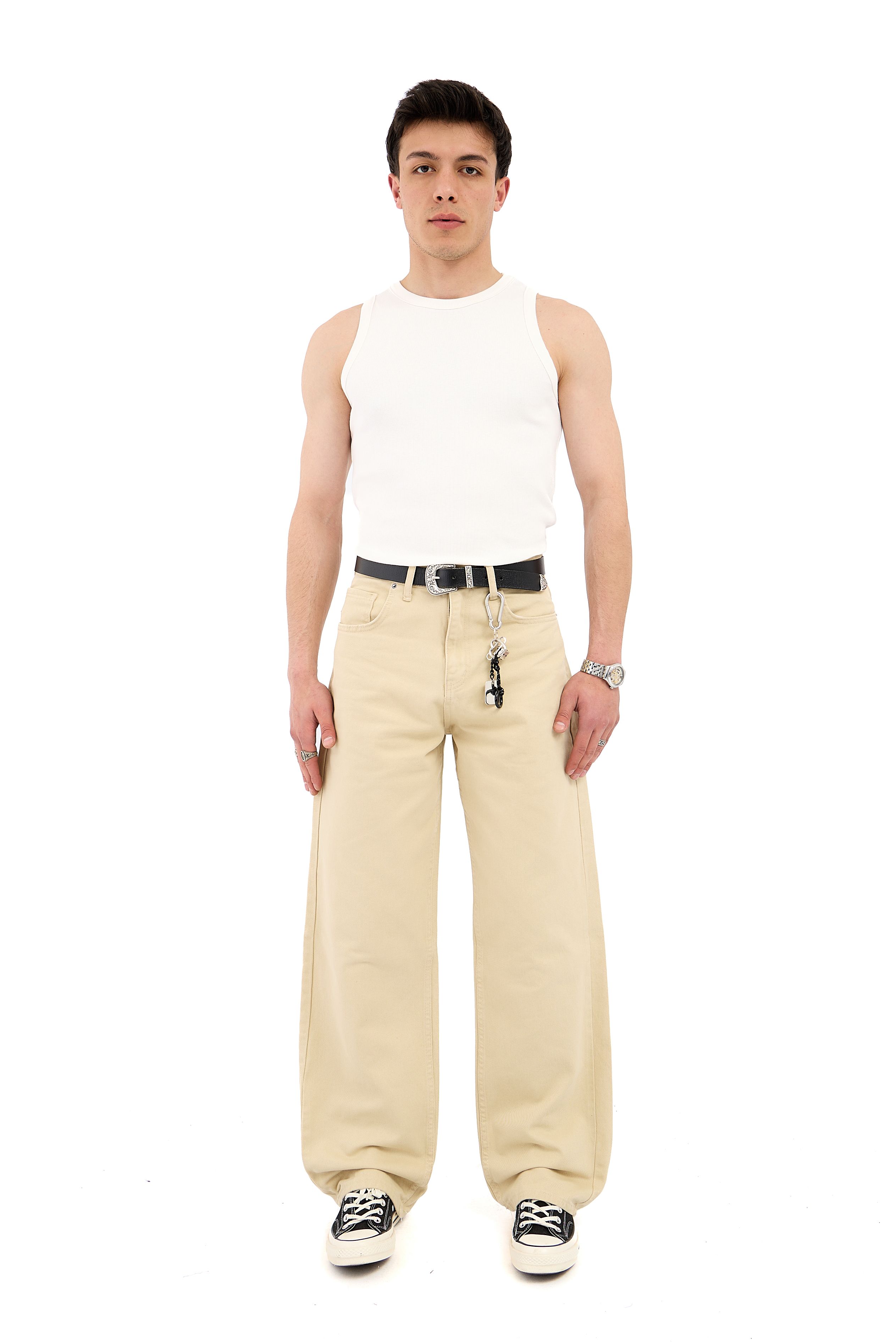 Premium Top Tank Atlet  - KREM