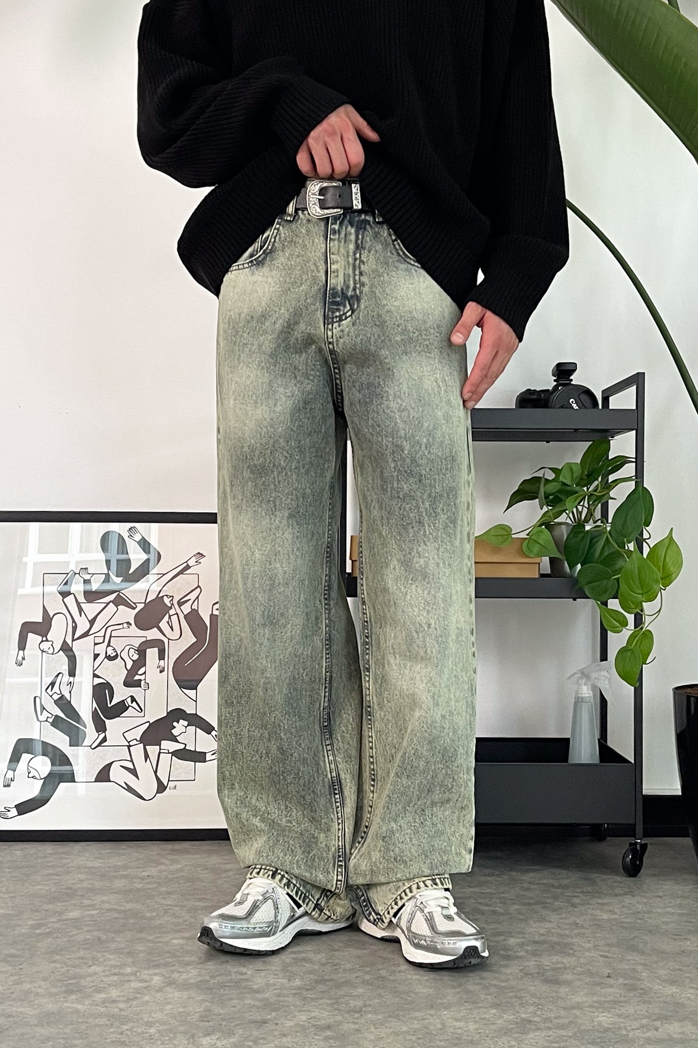 Premium Washed Baggy Jean
