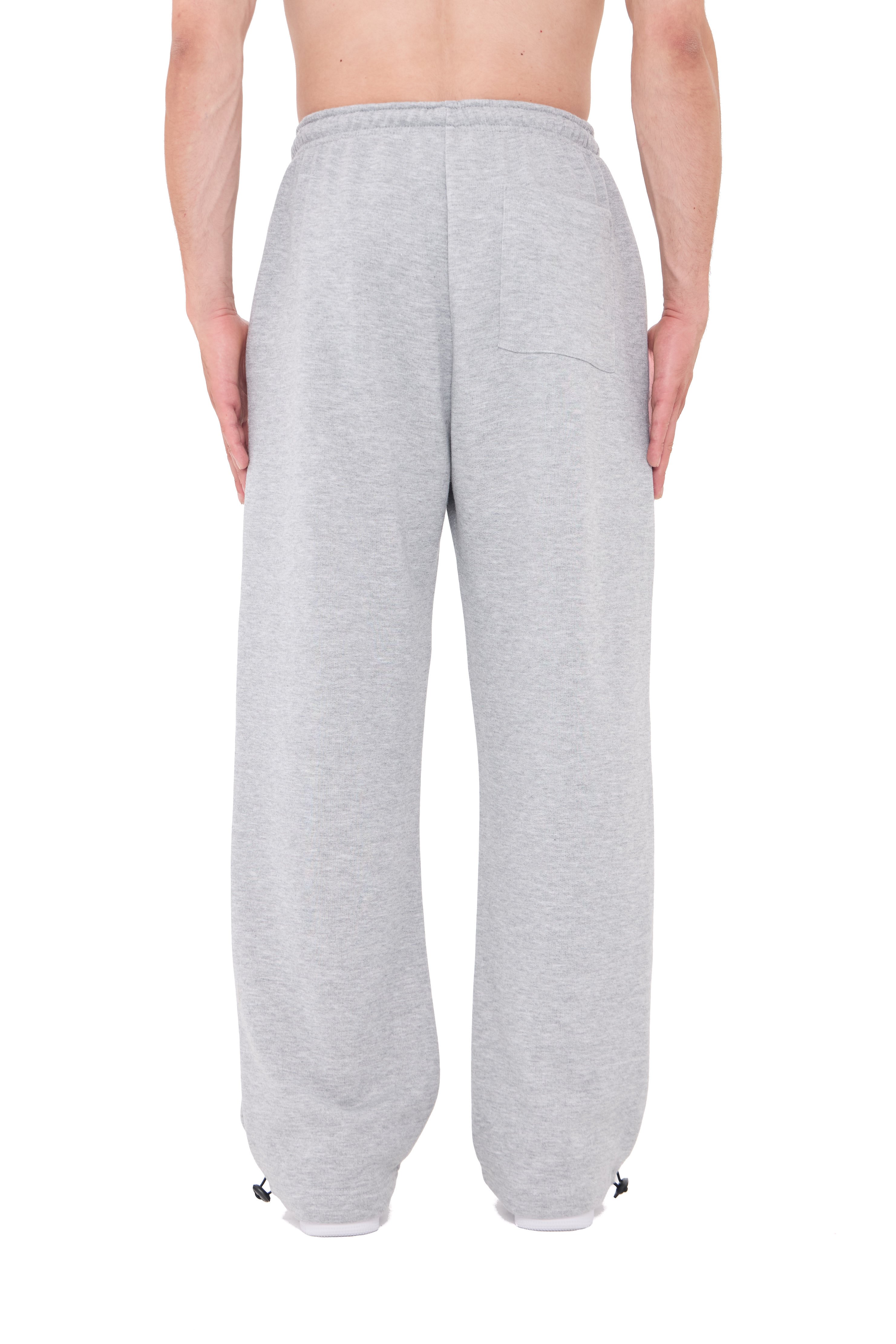  Hitup Premium Basic Ayarlanabilir Paça Oversize Eşofman Altı  - GRİMELANJ