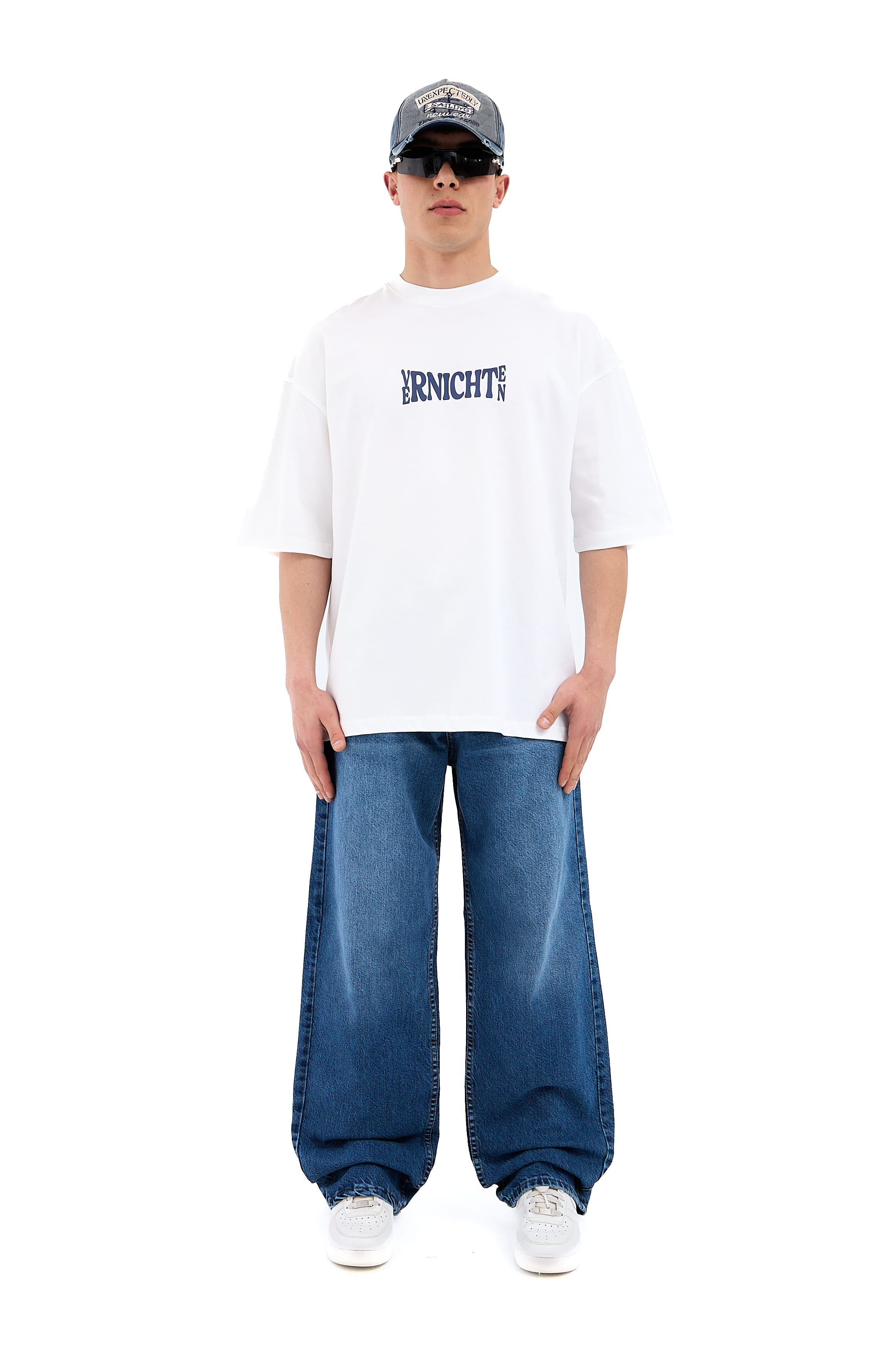 Vernichten Baskı Detay Oversize Tişört
