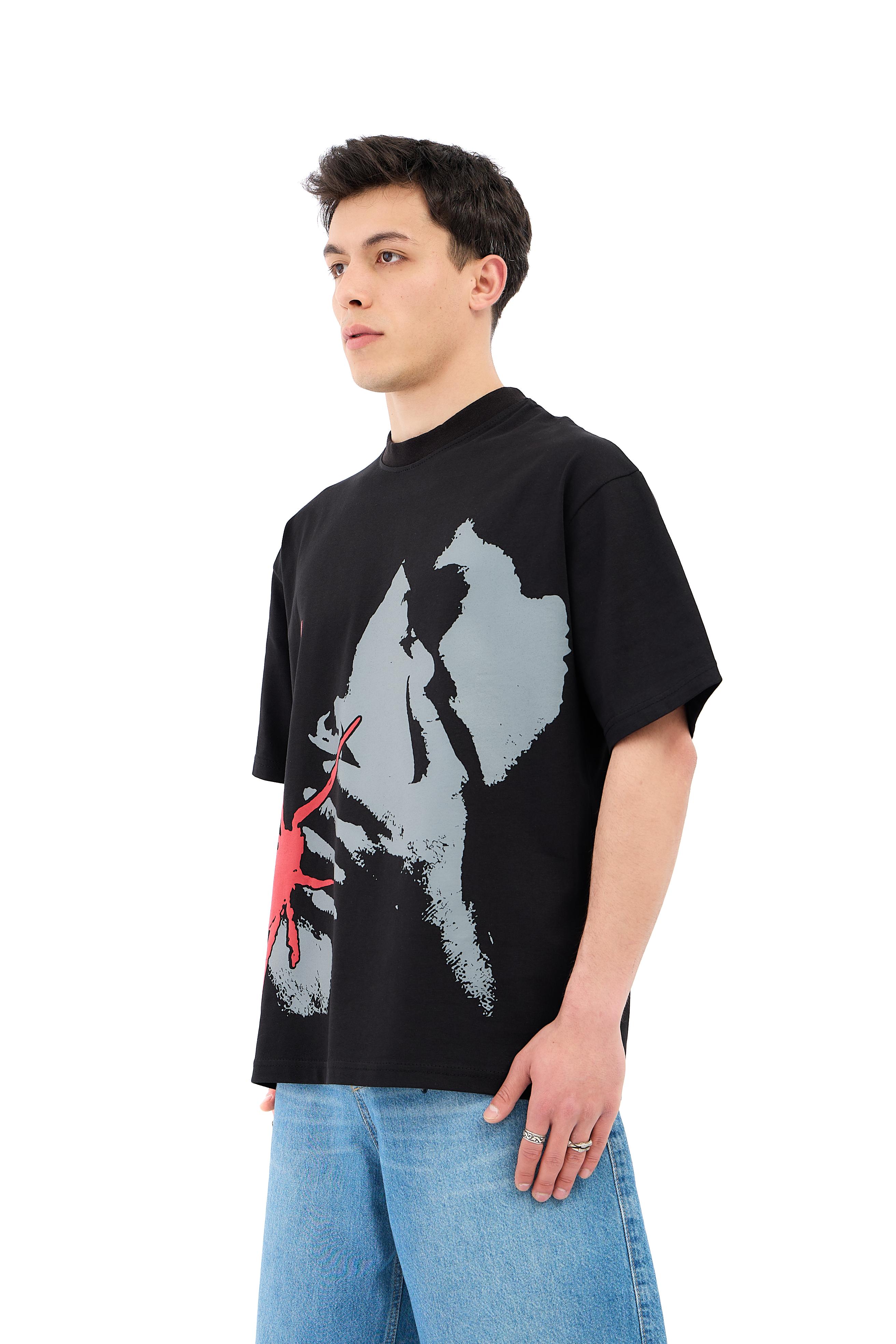 Revial Baskı Detay Oversize Tişörta