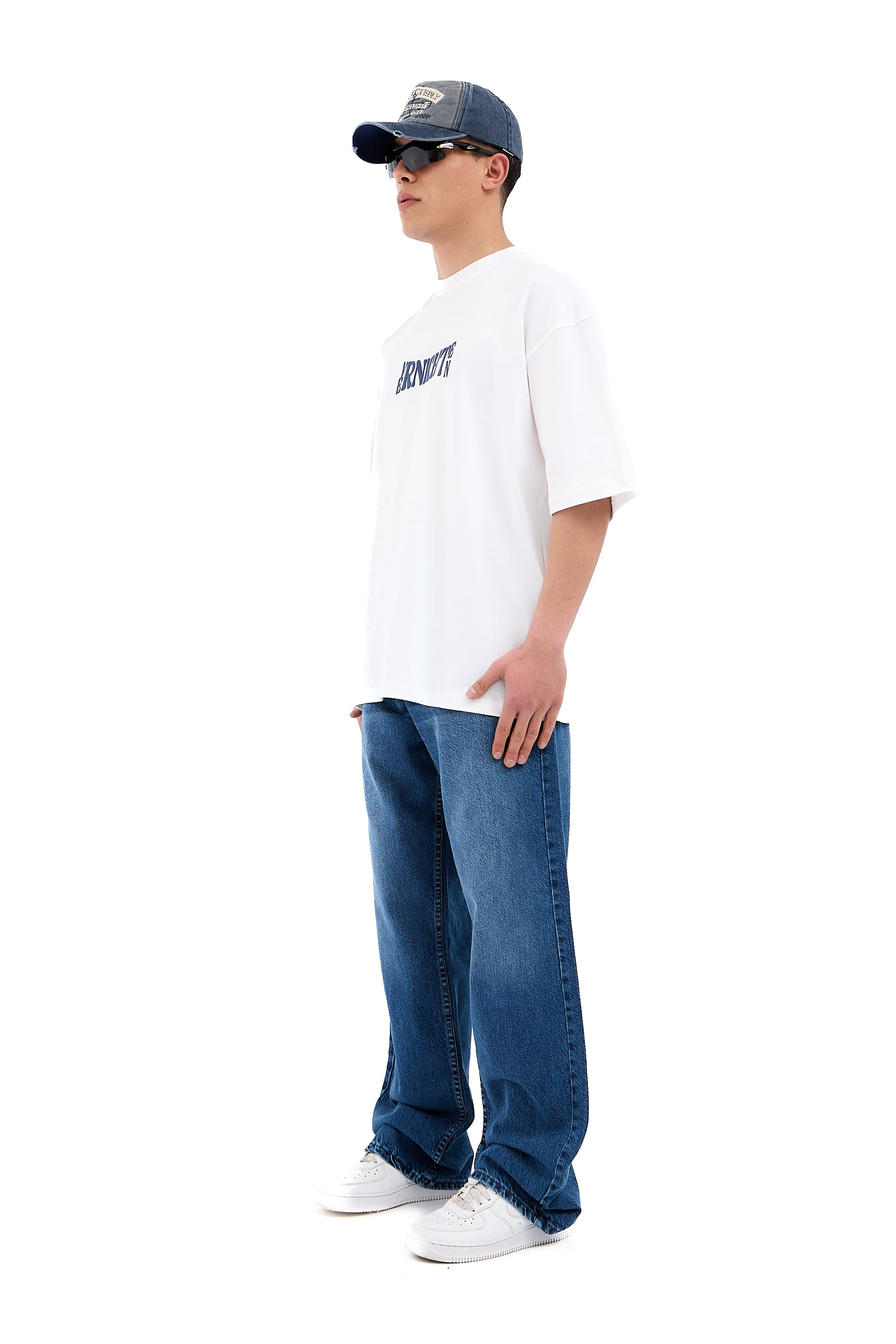 Vernichten Baskı Detay Oversize Tişört