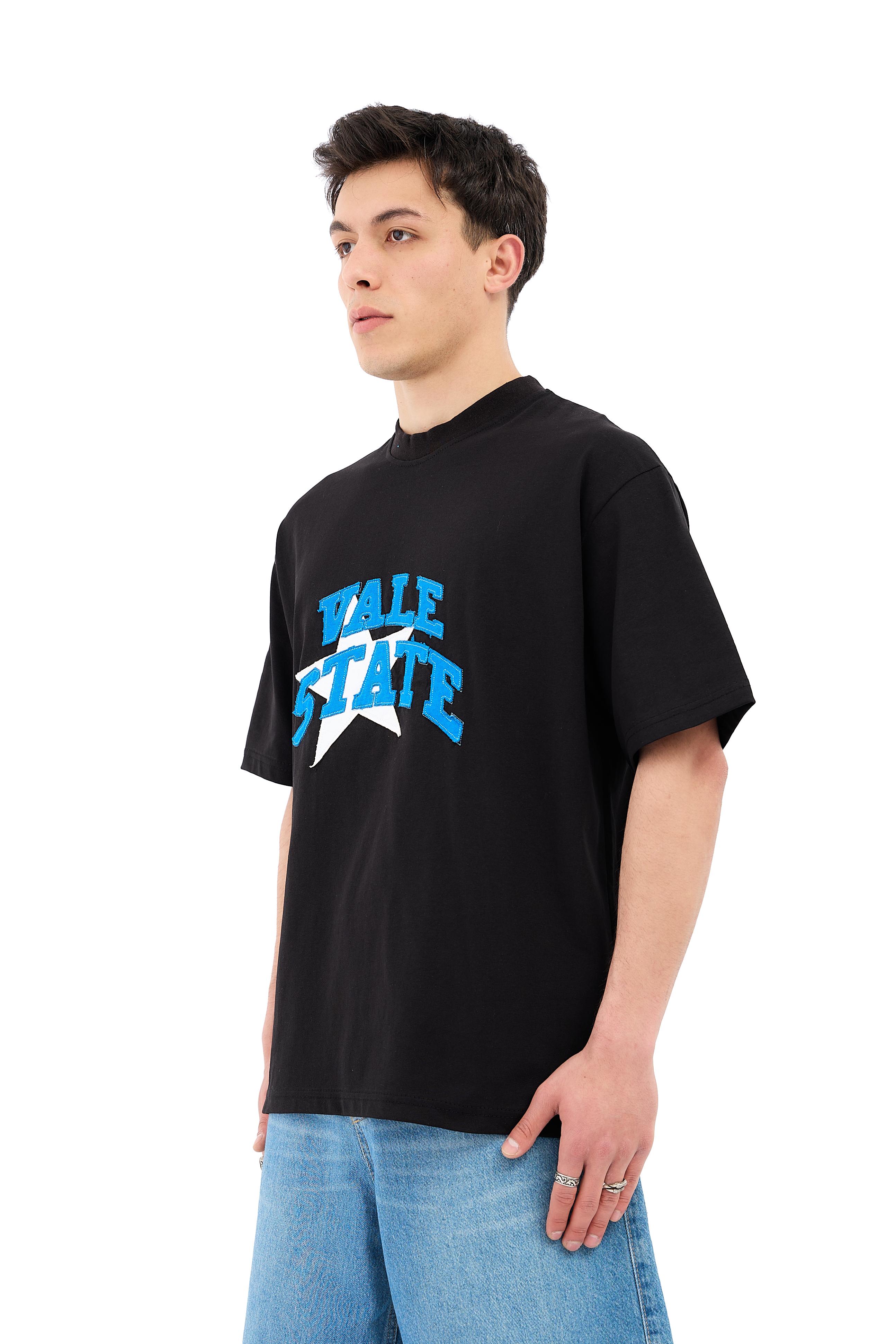 Vale State Nakış Detay Oversize Tişört