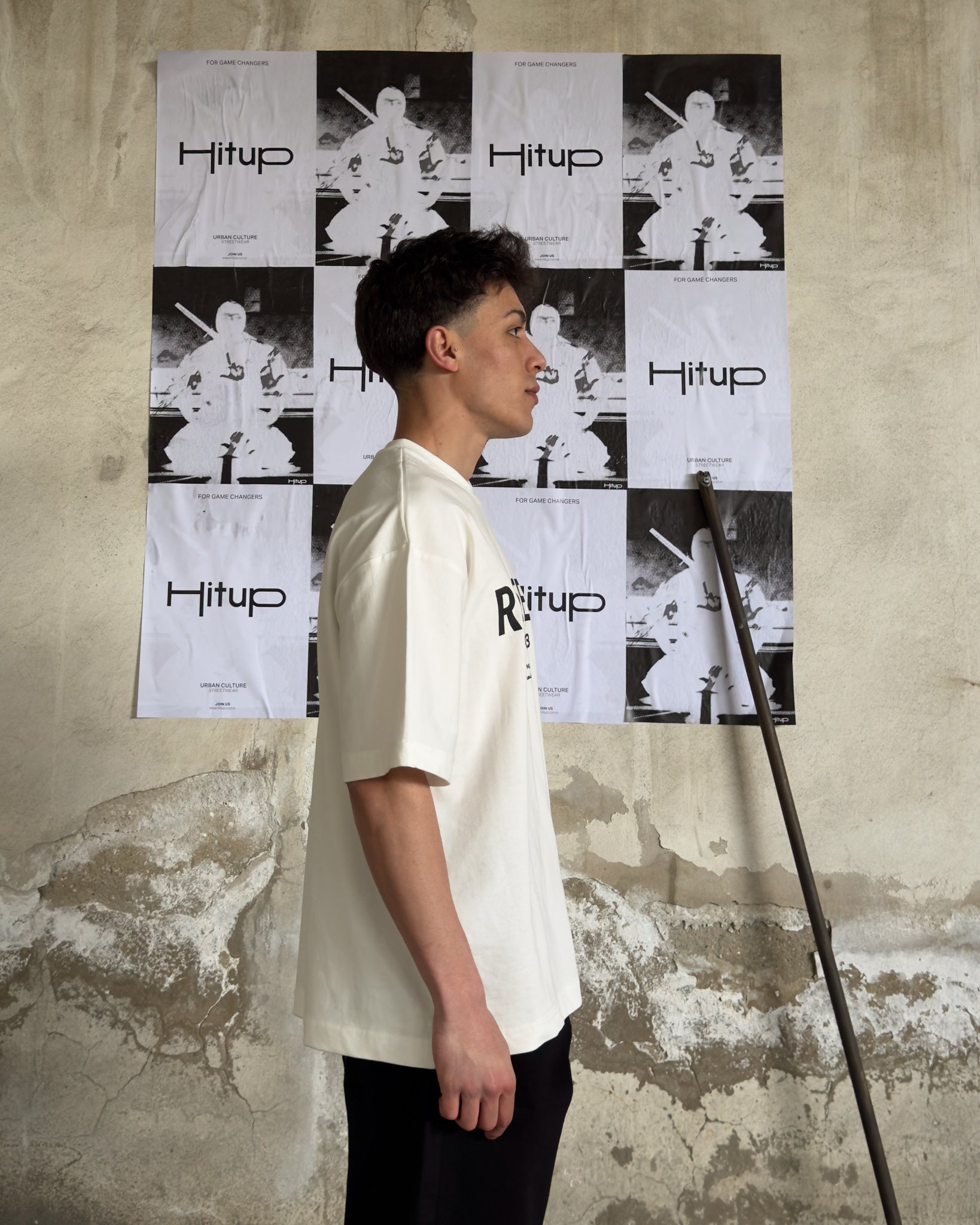 Represent Baskılı Oversize Tişört