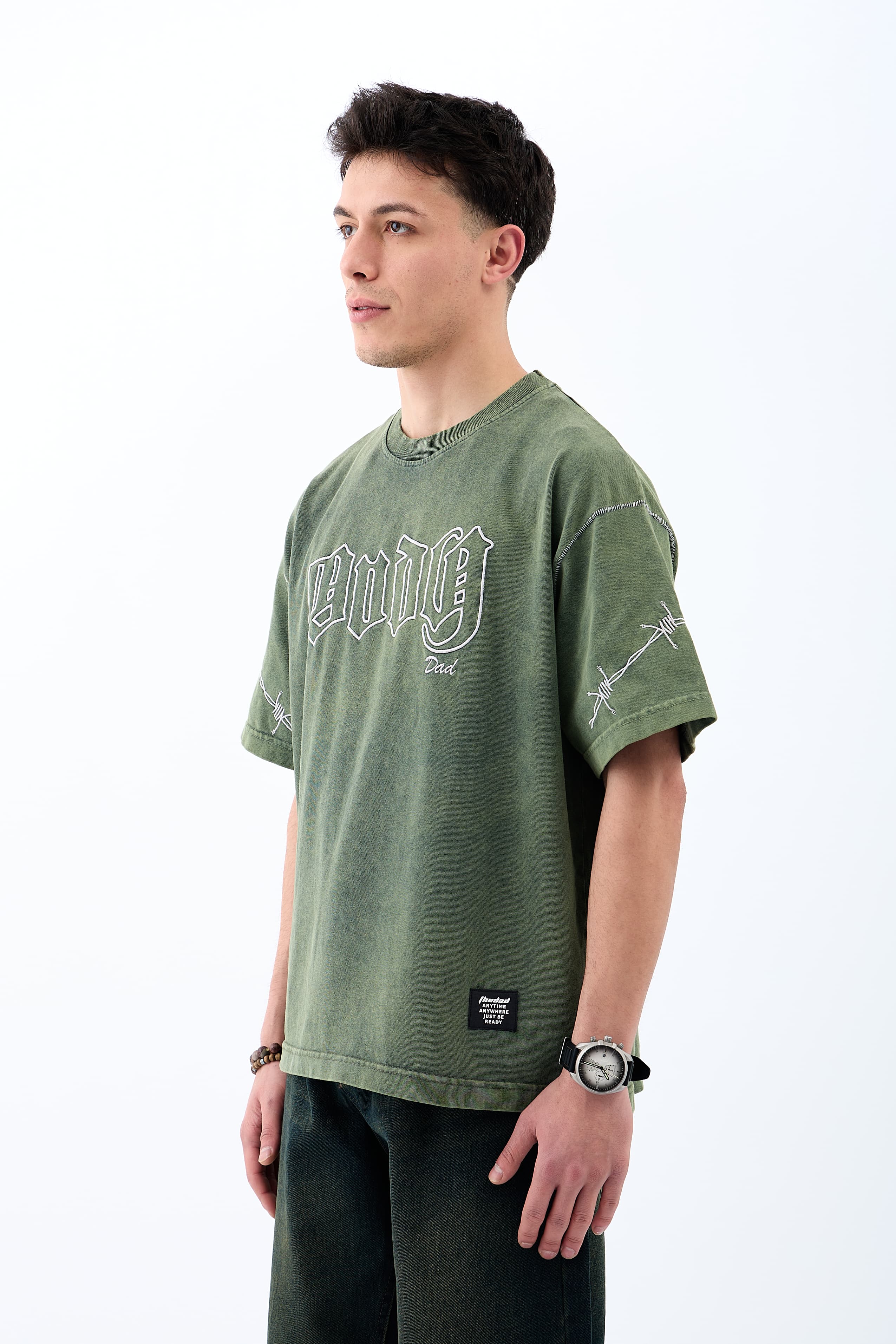 Andy Dad Nakışlı Premium Oversize Tişört