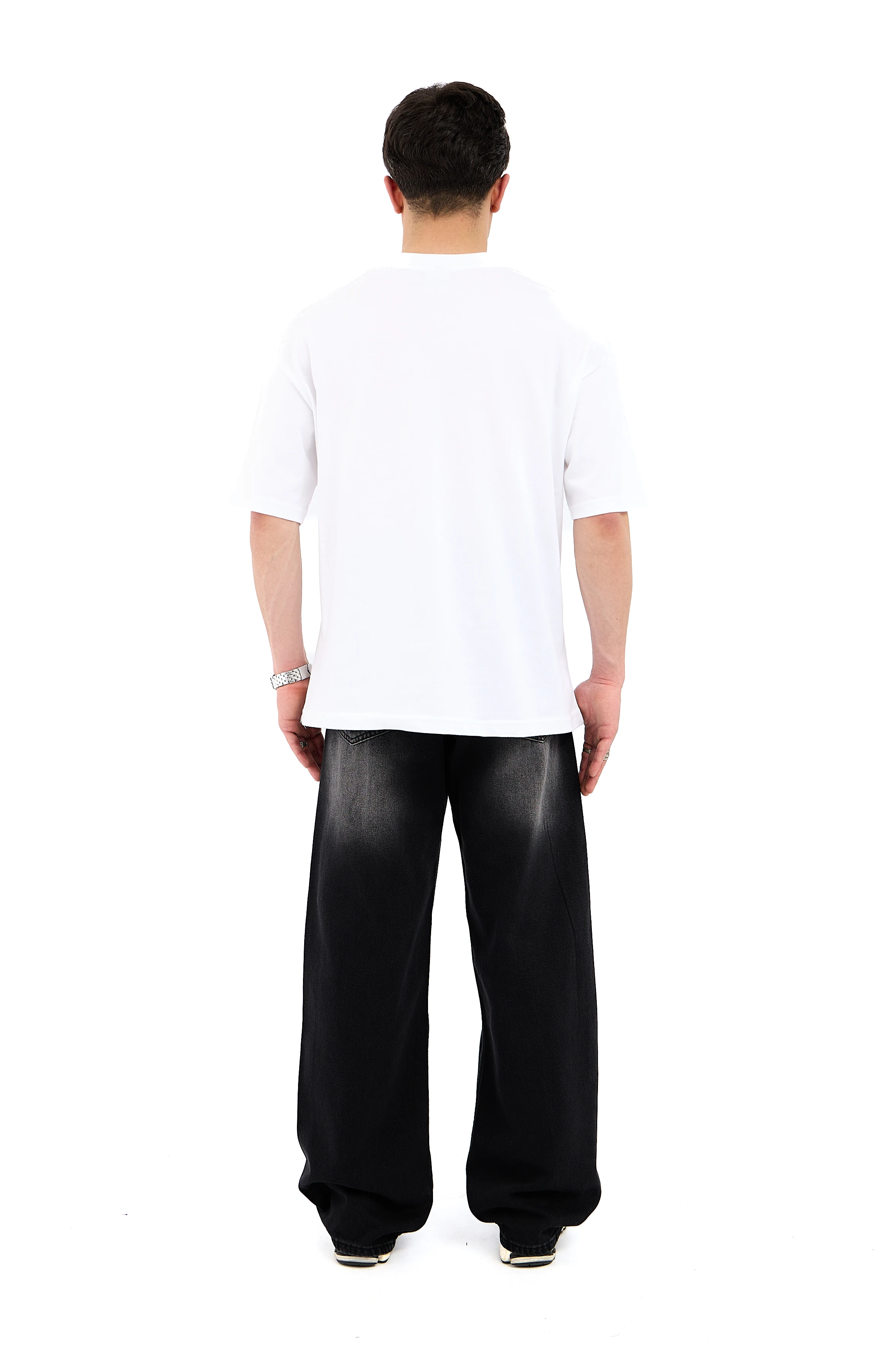 Spiderman Nakışlı Oversize Tişört