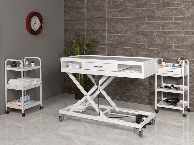 Veteriner X-Ray Röntgen Masası-Beyaz Çekmeceli | Provet-6203