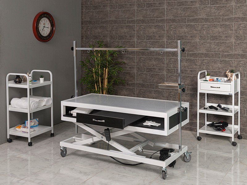 Veteriner X-Ray Röntgen Masası-Siyah Çekmeceli | Provet-6204