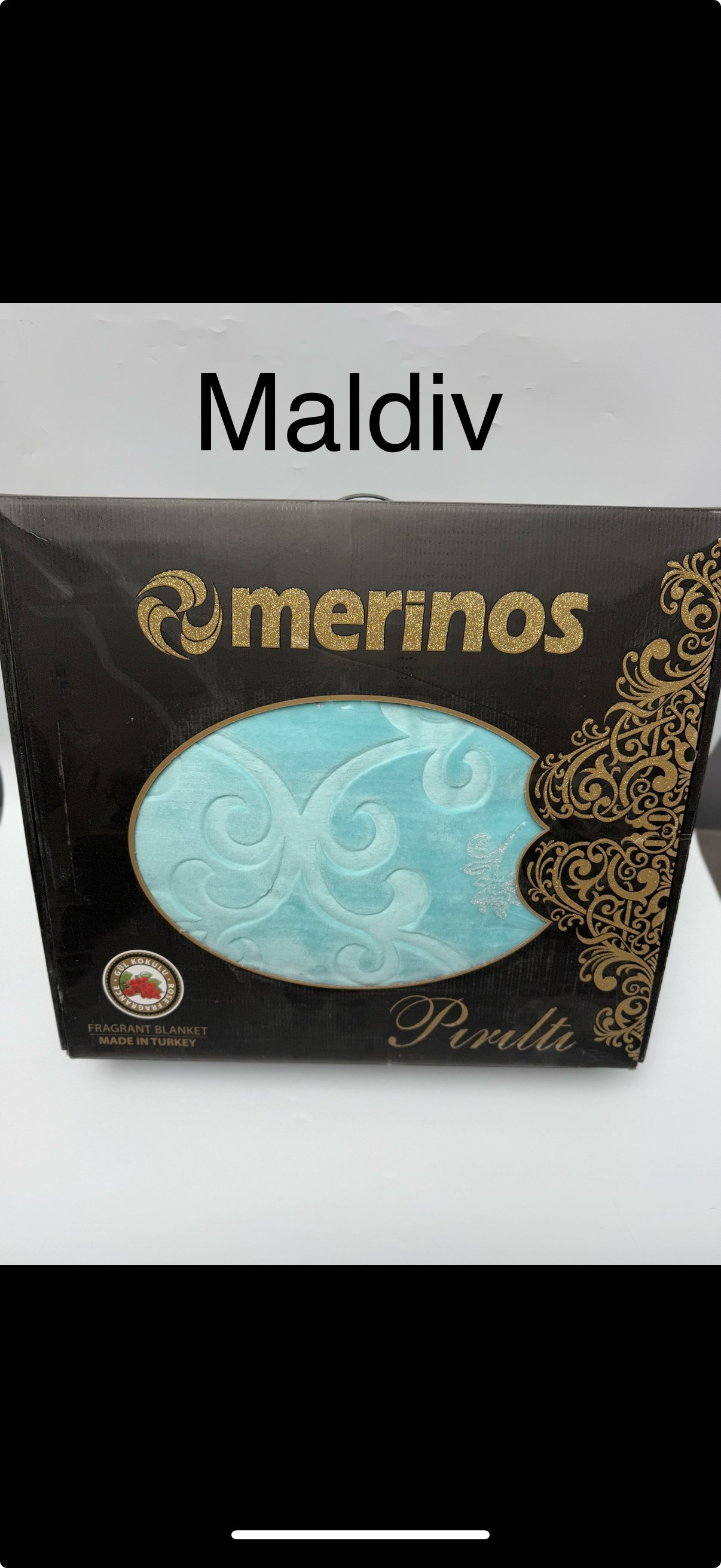 MERİNOS ÇEYİZLİK PIRILTI BATTANİYE - maldi̇v