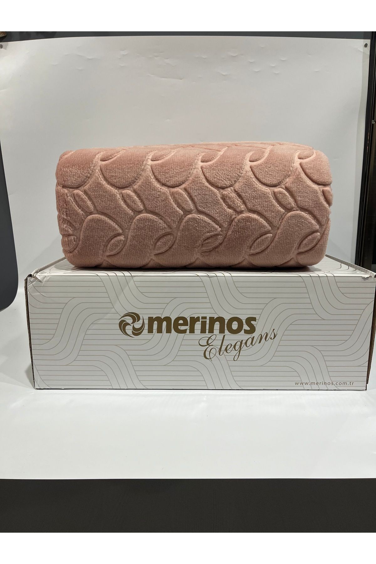 MERİNOS ELEGANCE TEK KİŞİLİK BATTANİYE - gül defne