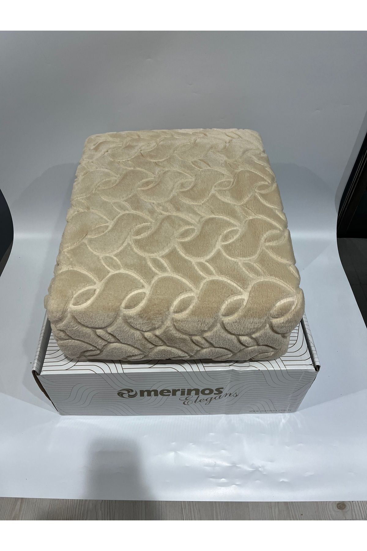 MERİNOS ELEGANCE TEK KİŞİLİK BATTANİYE - bej