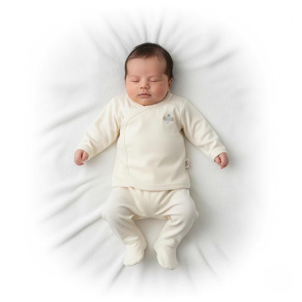 Organik Pamuk Hastane Çıkış Seti 