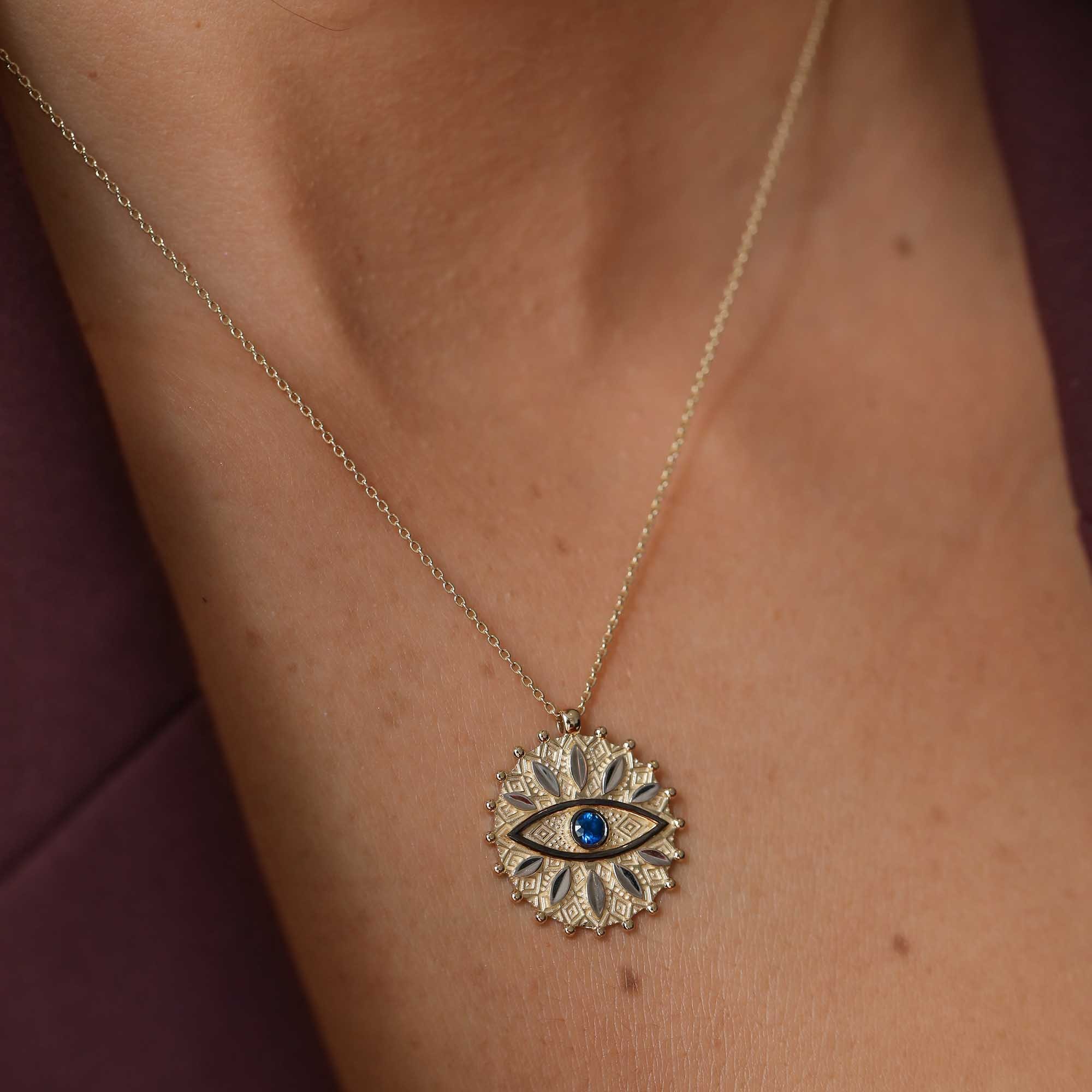 Evil Eye Safir Nazar Kolye