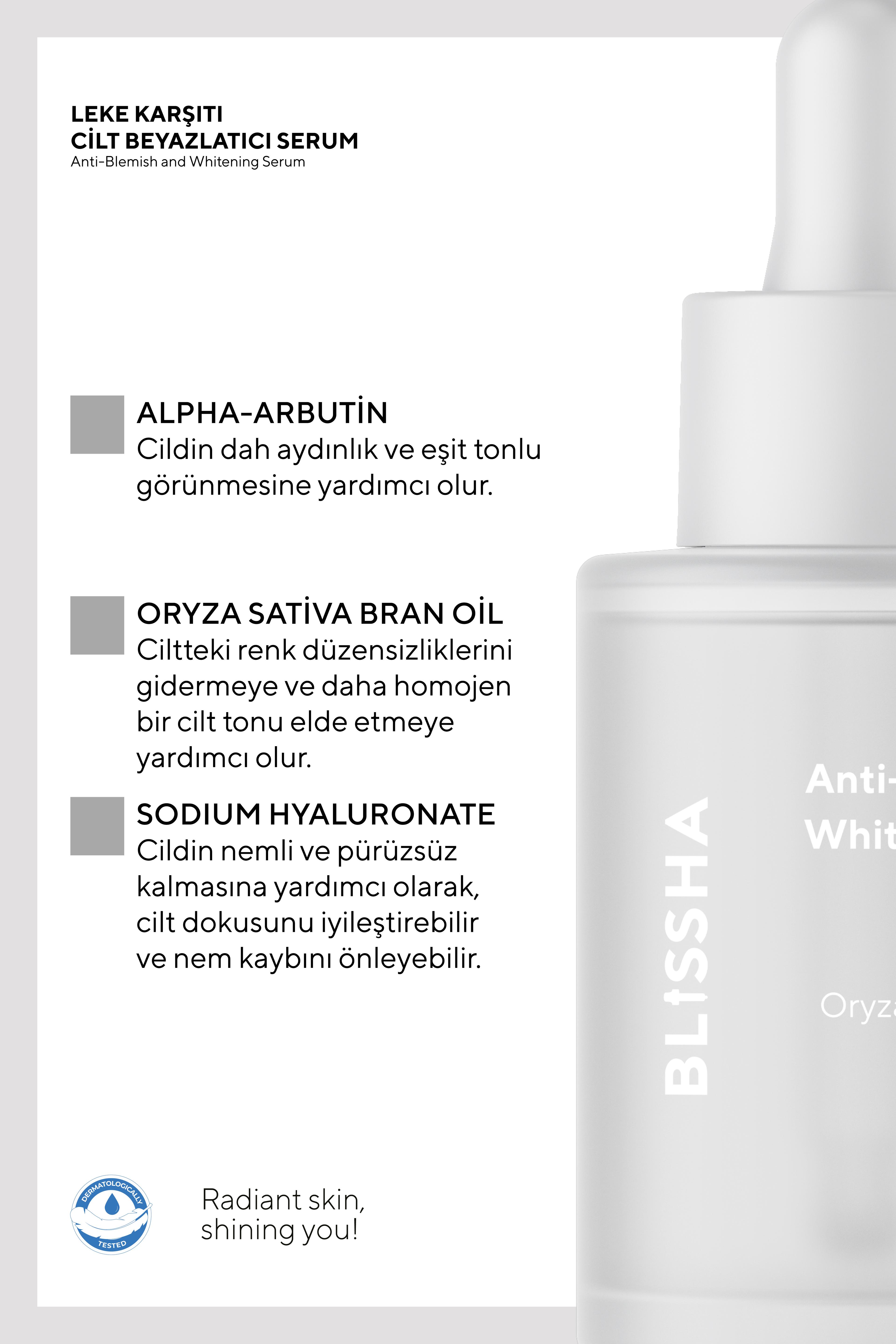 Cilt Beyazlatıcı Leke Karşıtı Serum 30 ML