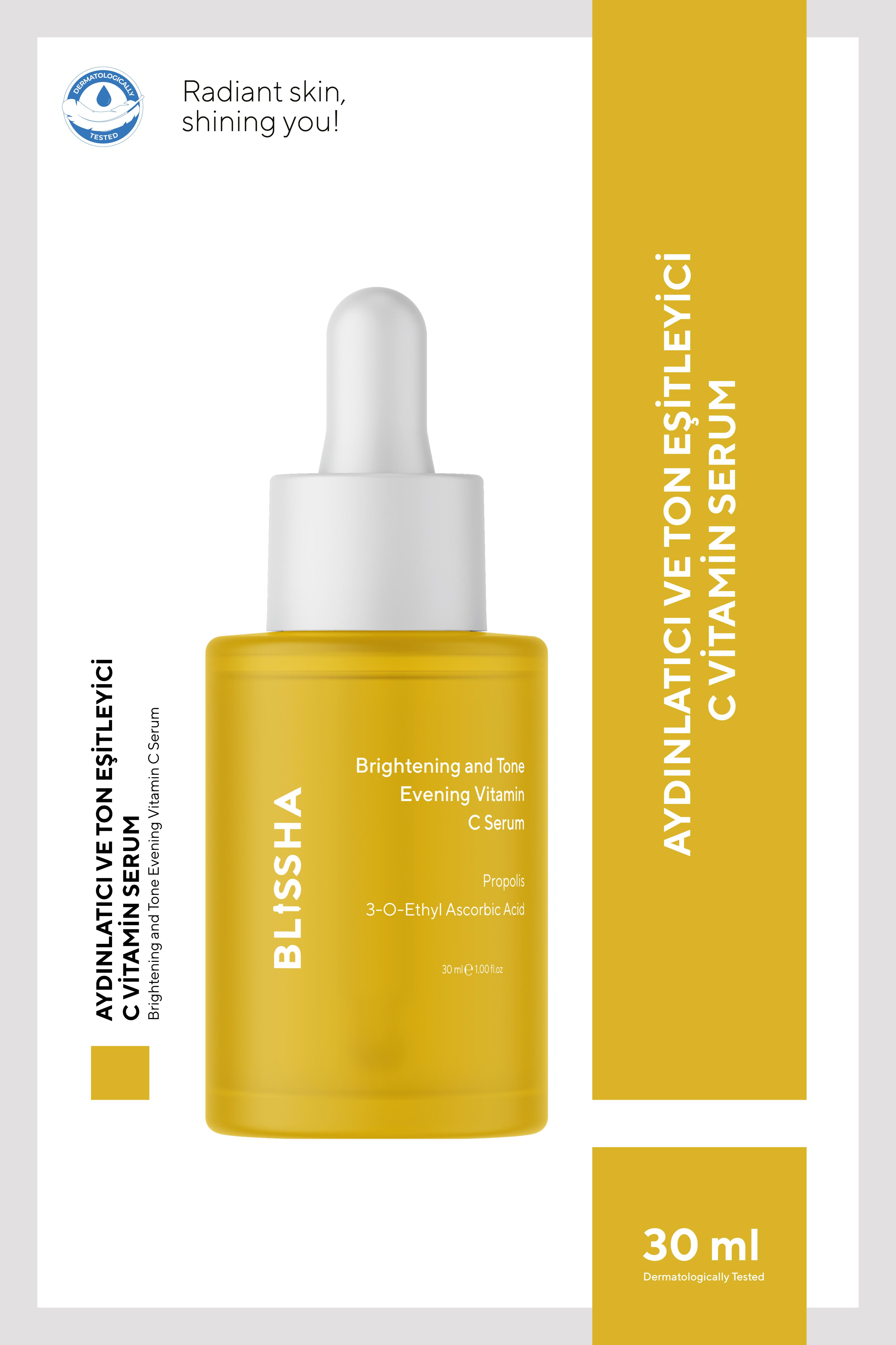 Aydınlatıcı ve Ton Eşitleyici C Vitamin Serum 30 ML