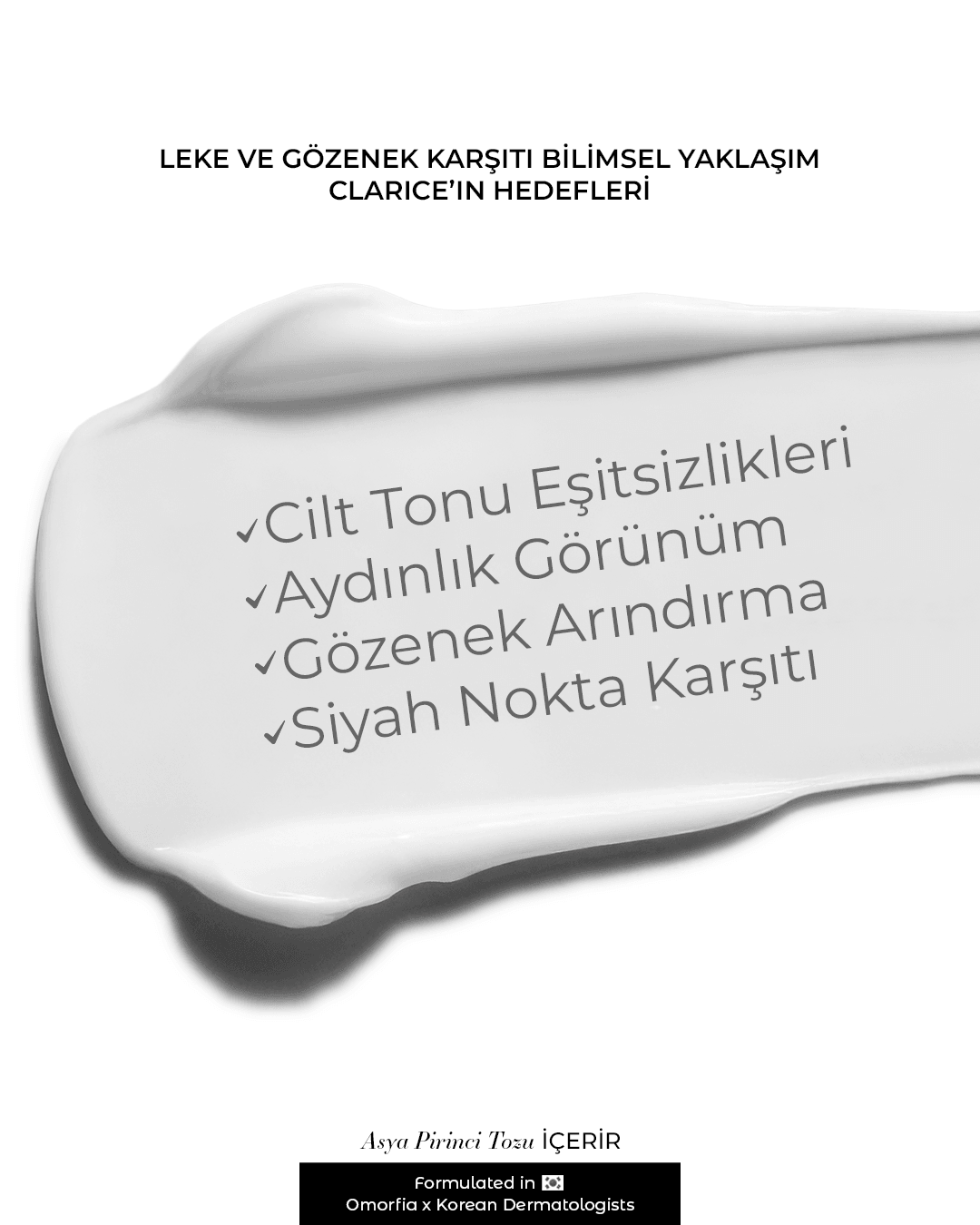 Pirinç Özlü Leke ve Gözenek Karşıtı Aydınlatıcı Clarice Peeling Maske 100 ml