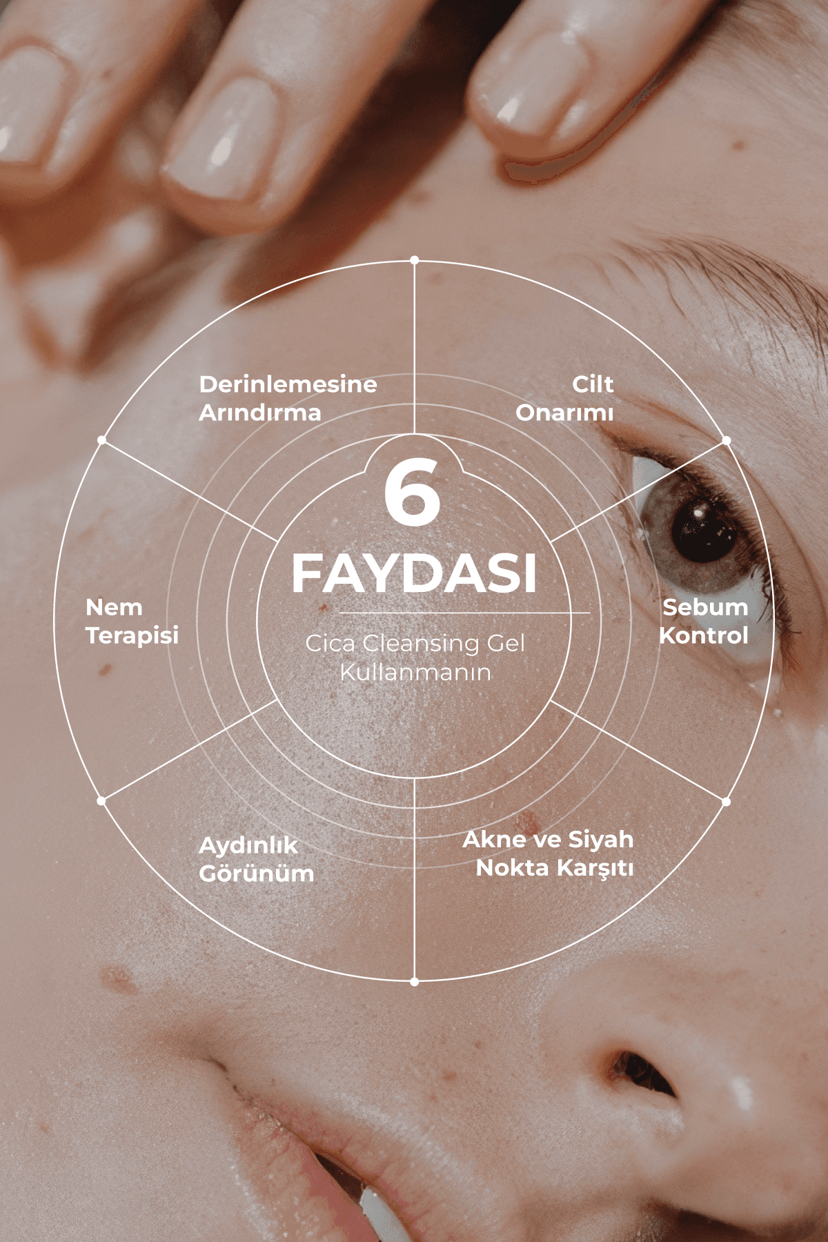 Cadı Fındığı Özlü, Akne Ve Siyah Nokta Karşıtı Cica Yüz Temizleme Jeli 250 ml