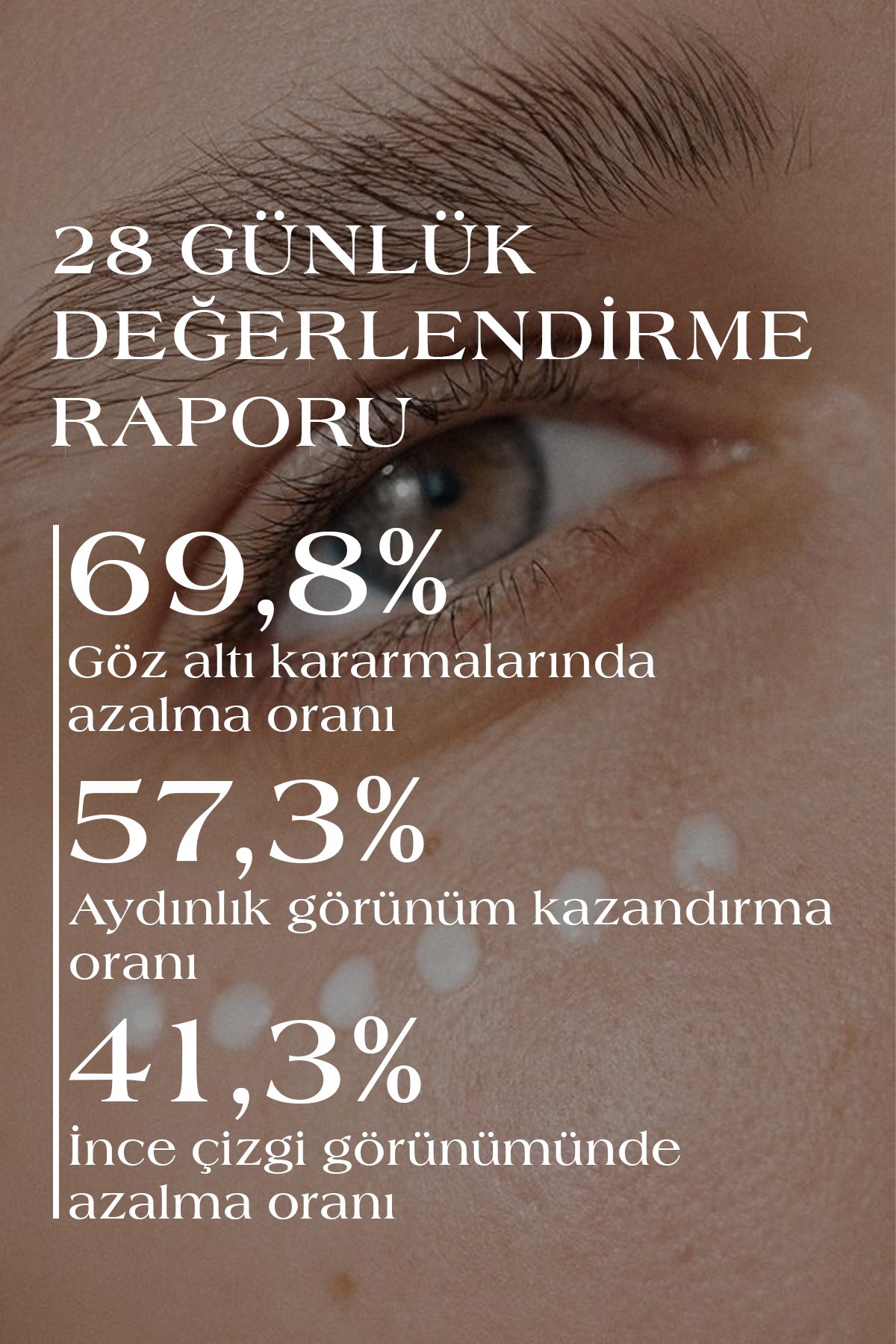 Göz Çevresi Aydınlatıcı Bakım Kremi (Hyaluronic Acid + Zinc Oxide + Alpha Arbutin) (20 ml)