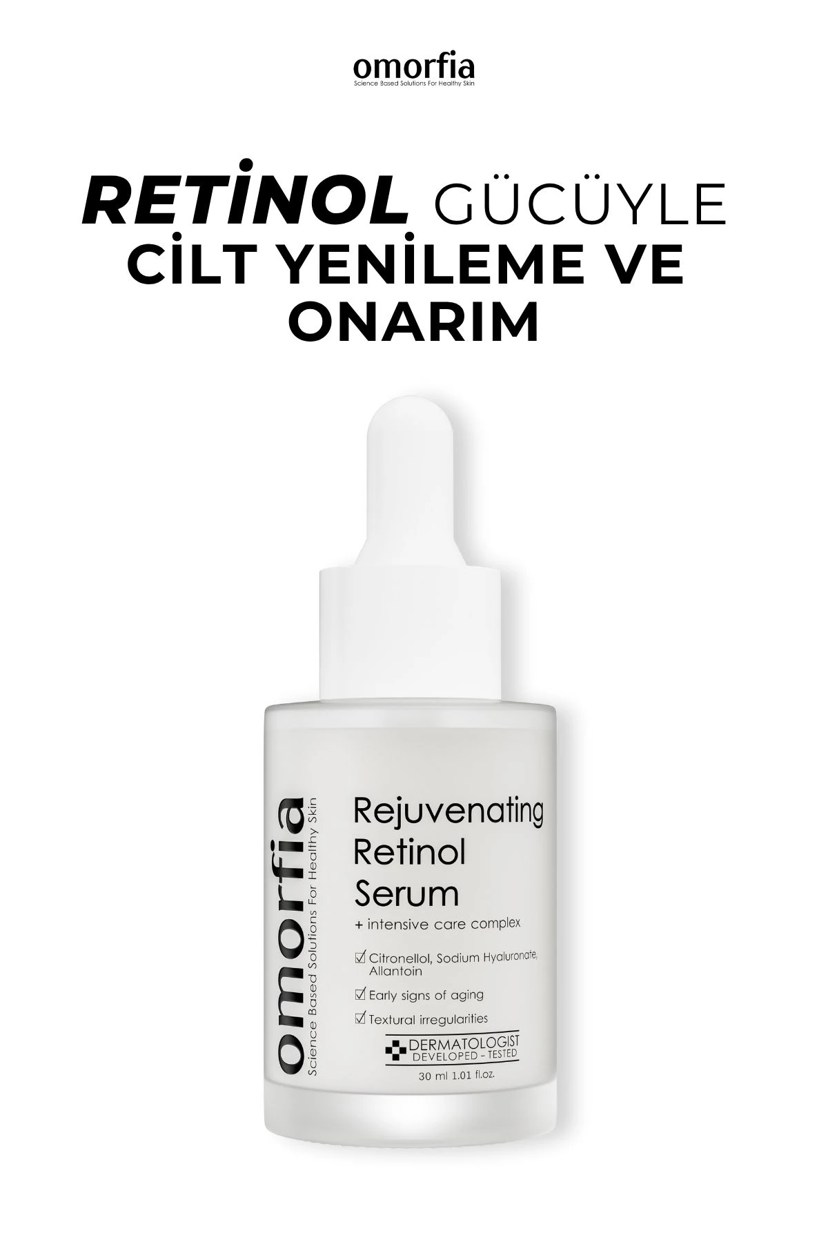 Onarıcı ve Yenileyici Retinol Bakım Serumu 30 ml