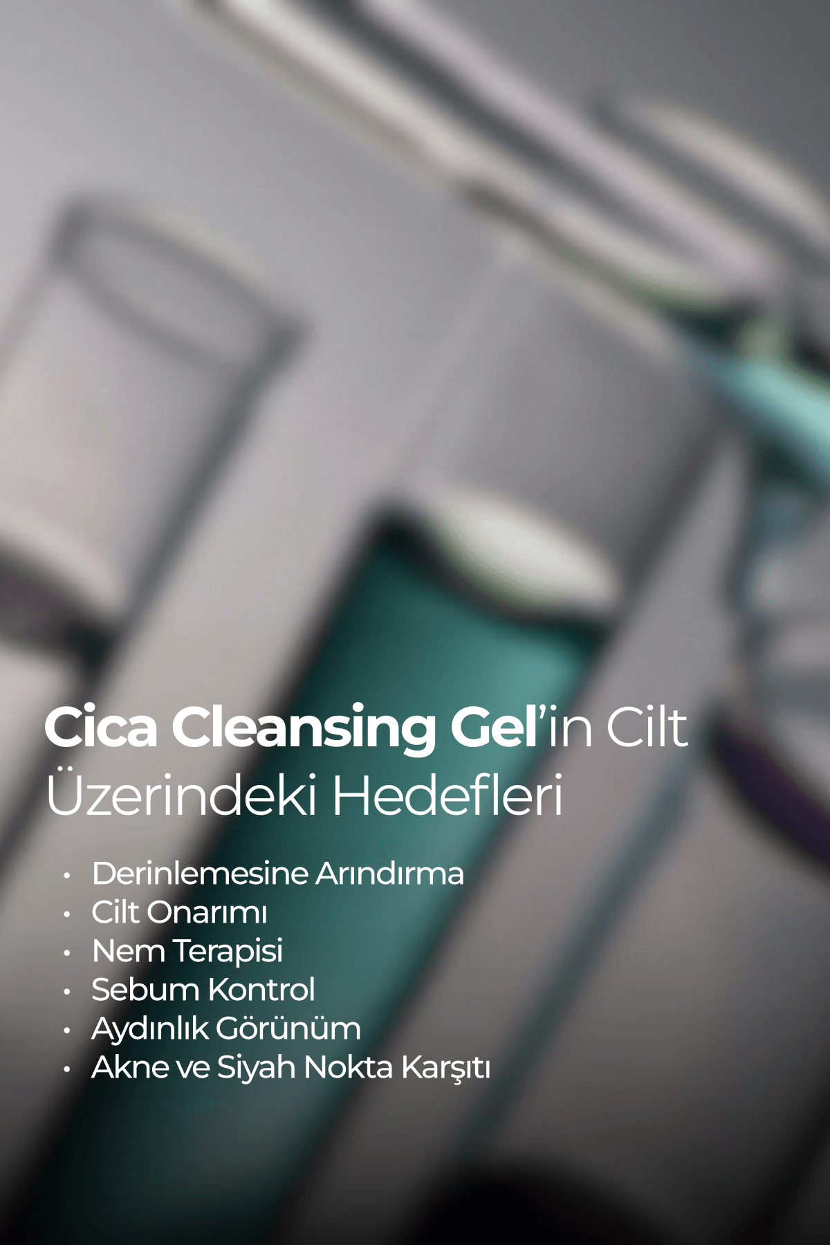 Cadı Fındığı Özlü, Akne Ve Siyah Nokta Karşıtı Cica Yüz Temizleme Jeli 250 ml