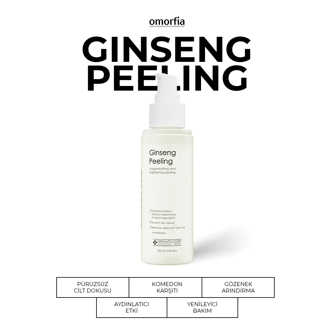 Kırmızı Kore Ginseng Özlü Anında Ölü Derilerden Arındıran, Yenileyici Aydınlatıcı Peeling 100 ml