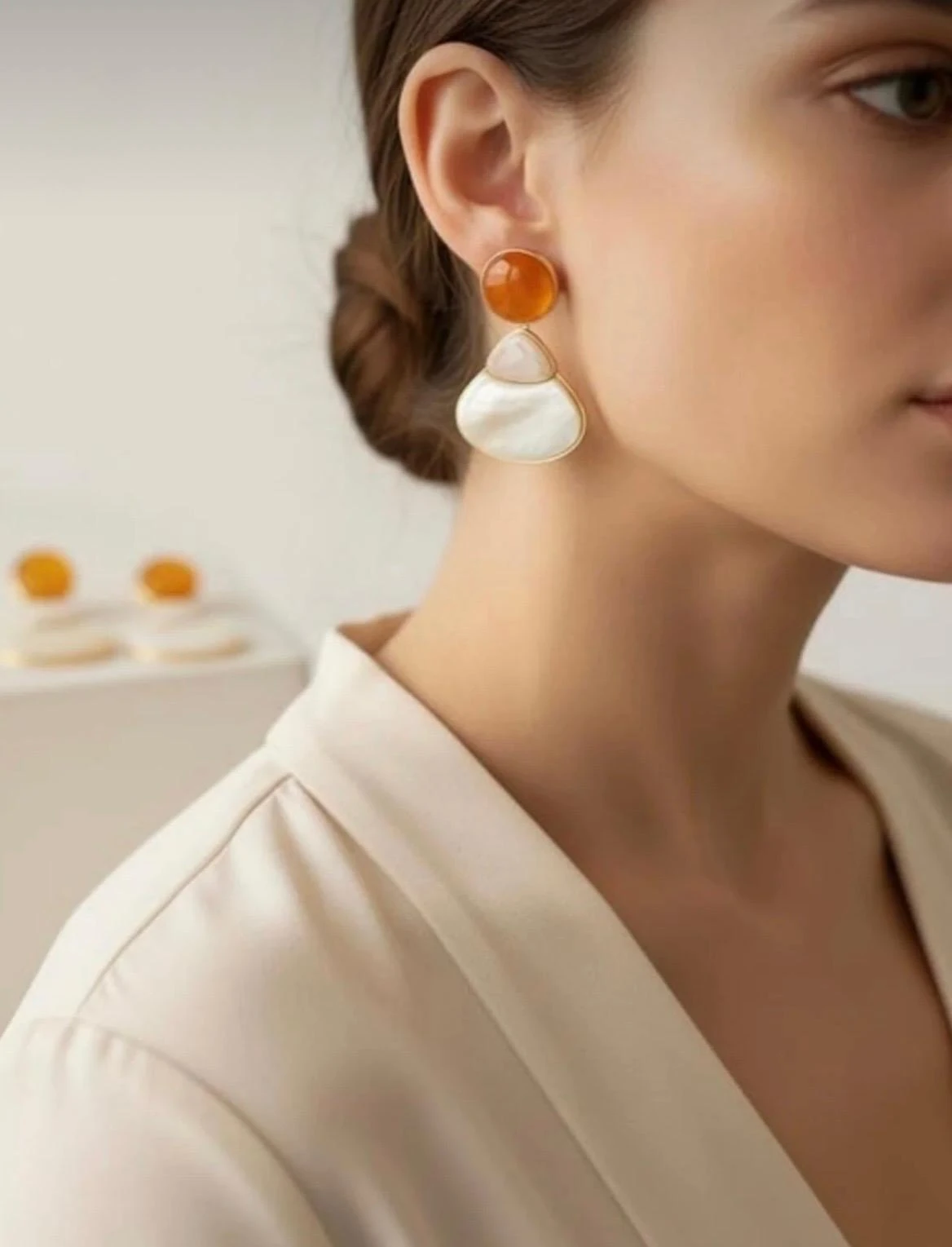 Sallantılı Bujiteri Küpe zr