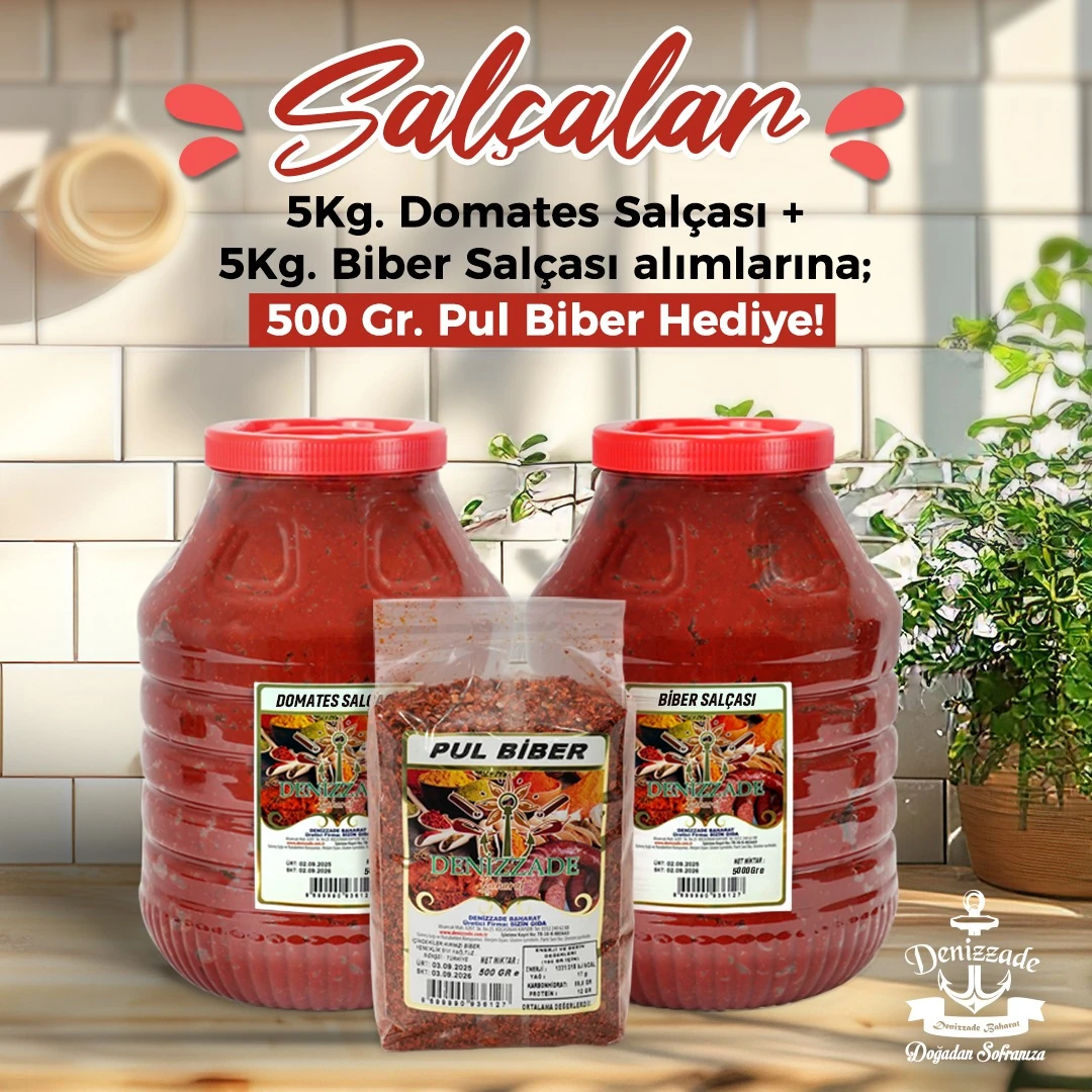 Hediyeli Salça Paketi!