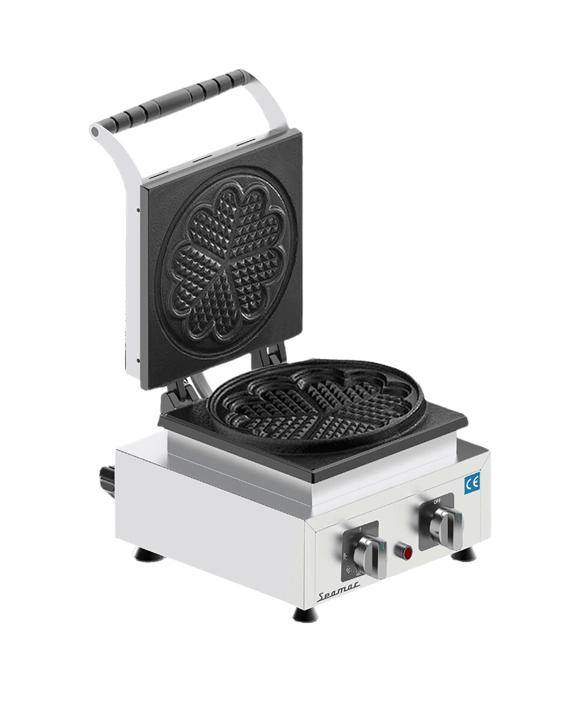 Seamac Tekli Waffle Makinesi Büyük Çiçekli Model, Elektrikli, WFF1