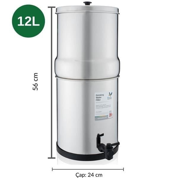 British Berkefeld - 12 Lt. Portatif Su Arıtma Cihazı – 2 Filtre - W9361137