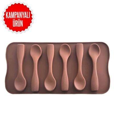 Epinox Çikolata Kalıbı - Silikon - Kaşık (KAK-15)