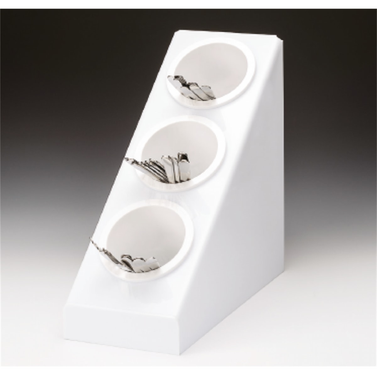 Zicco Polycarbonat Dik Model Kaşıklık 20,8x41,5x41 Cm BEYAZ ZCP 657